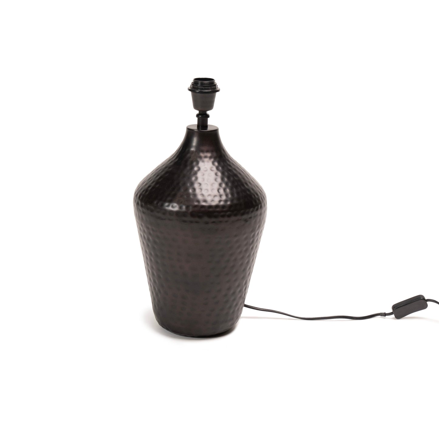 Hale Black Bronze Metal Lamp Base - Laura James