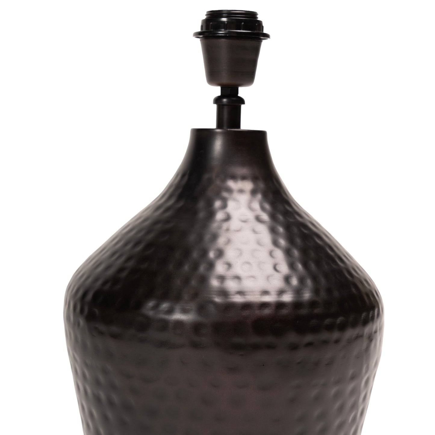 Hale Black Bronze Metal Lamp Base - Laura James