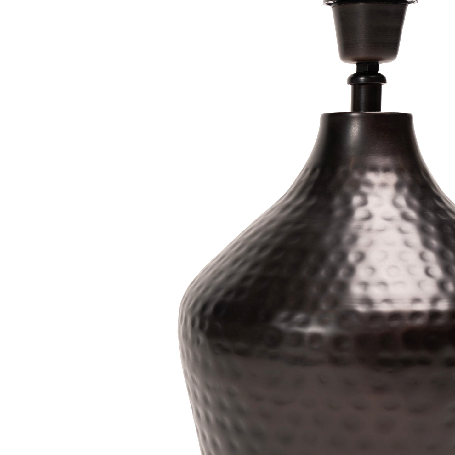 Hale Black Bronze Metal Lamp Base - Laura James