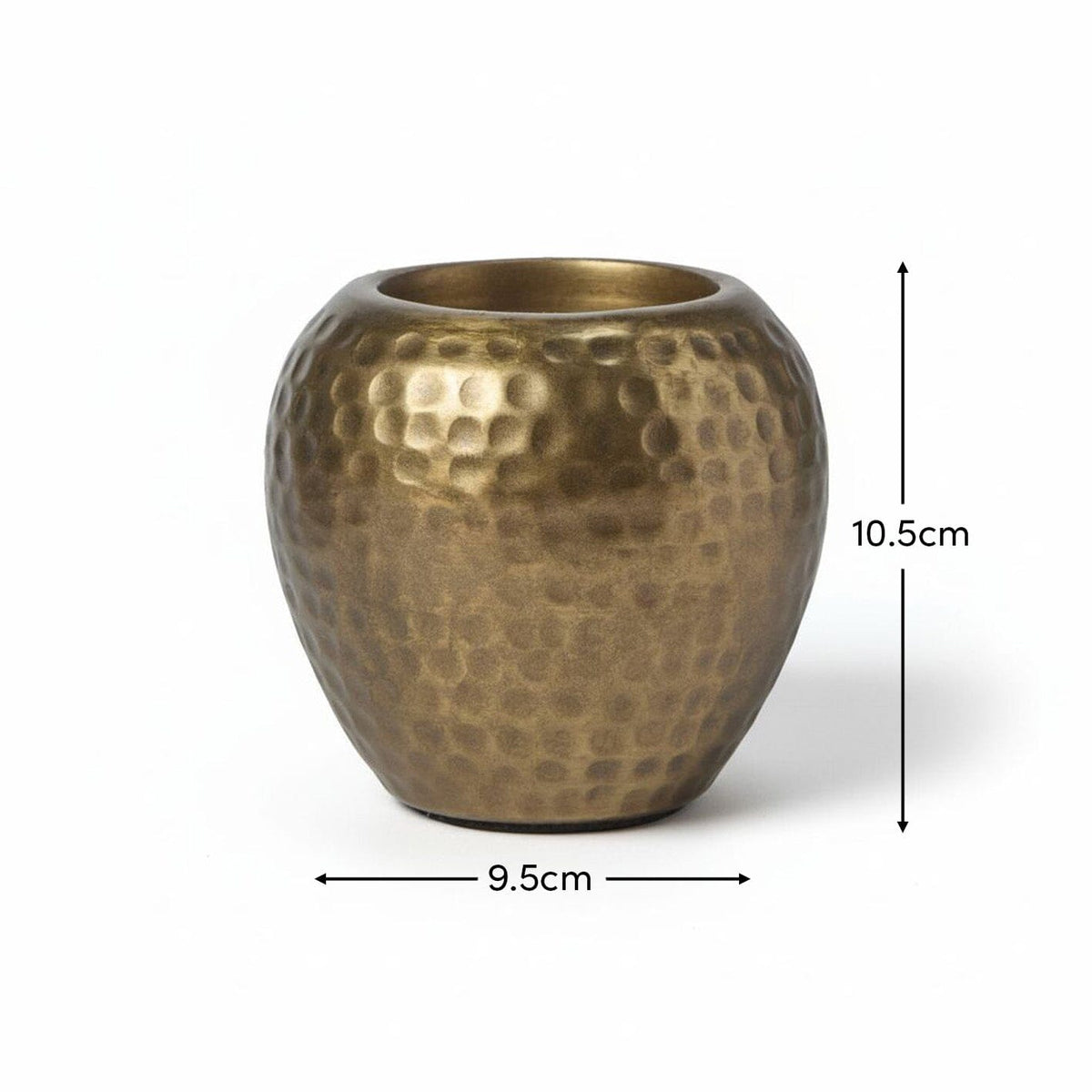 Hale Metal Candle Holder - Gold - Laura James