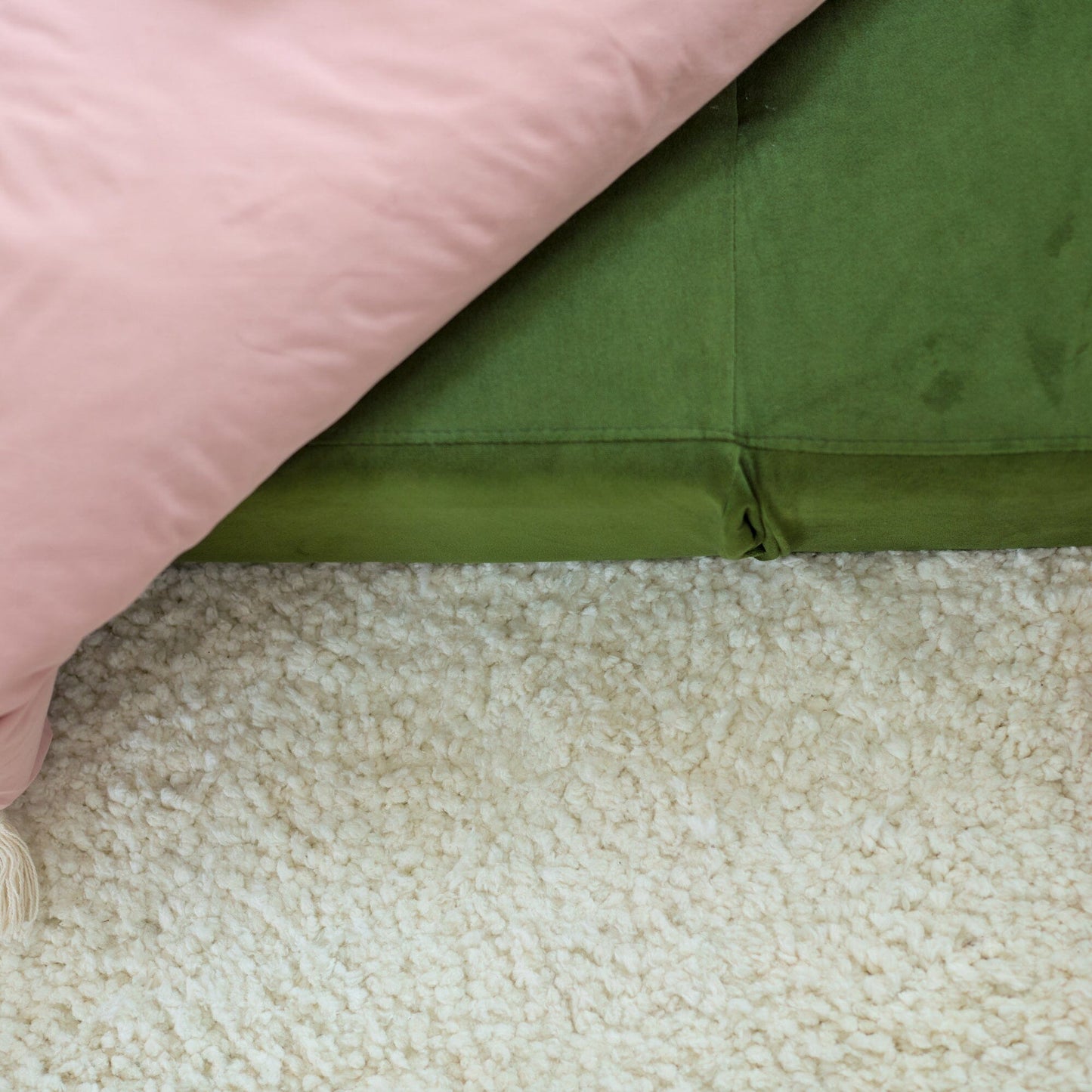 Harlow 2 Seater Double Sofa Bed - Fern Green - Laura James