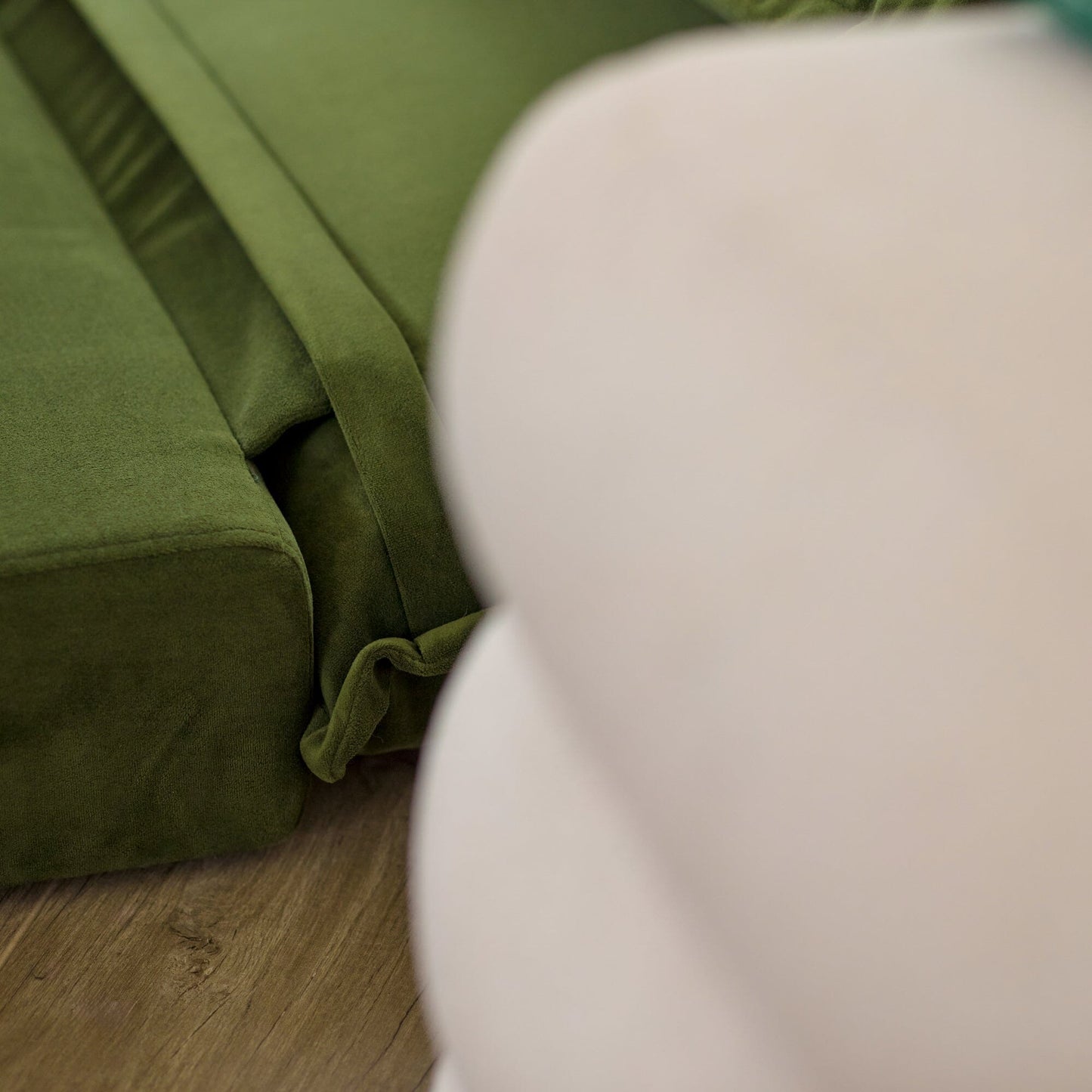 Harlow 2 Seater Double Sofa Bed - Fern Green - Laura James