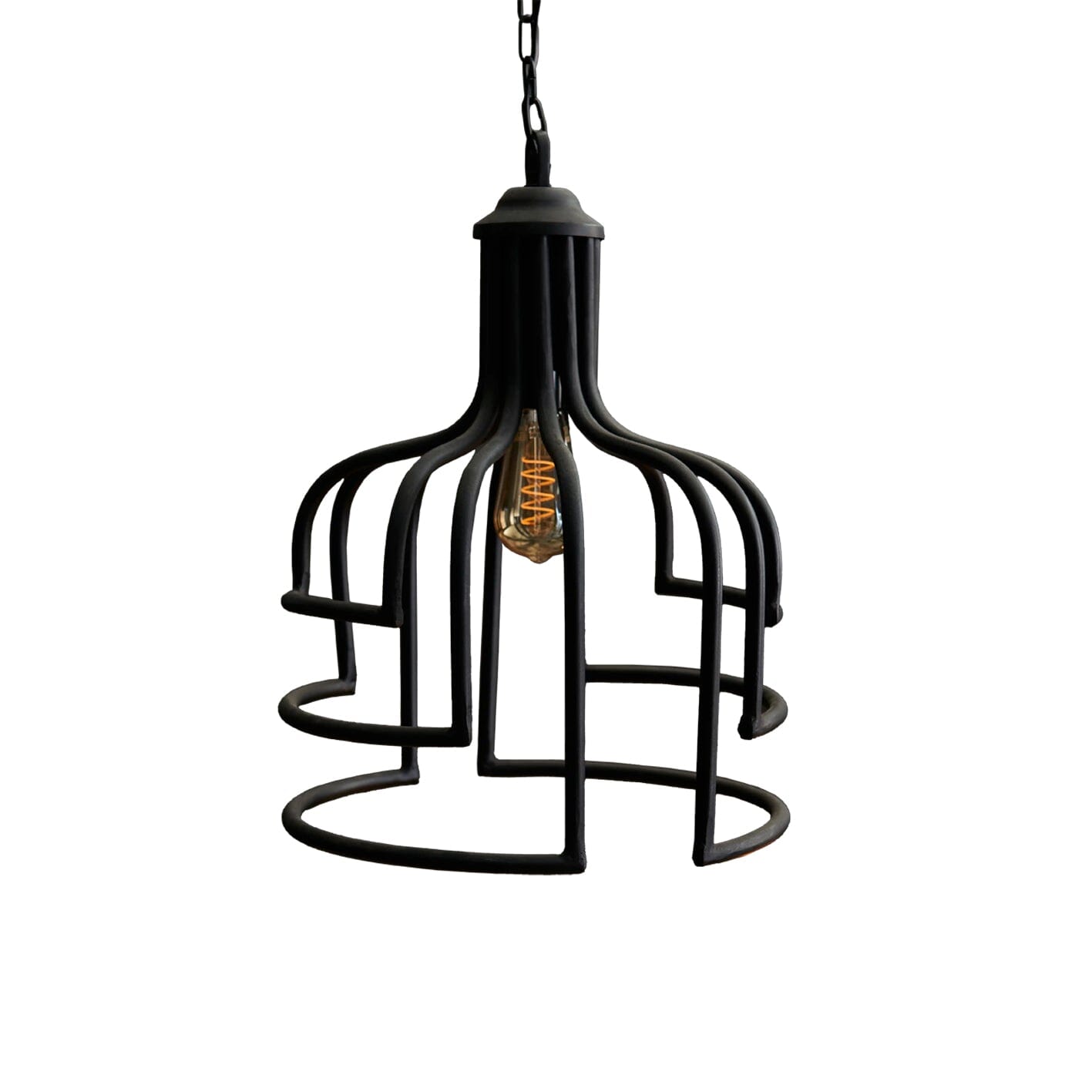 Hatherden 44.5cm Metal Pendant Light - Black