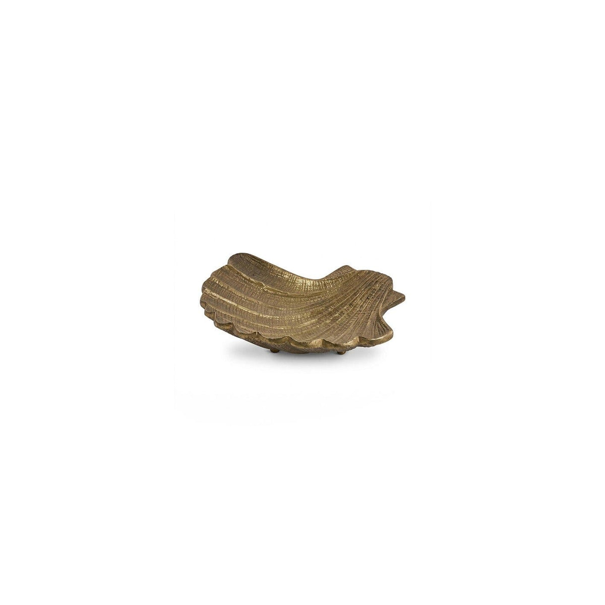 Herne 24cm Metal Shell Dish - Gold - Laura James