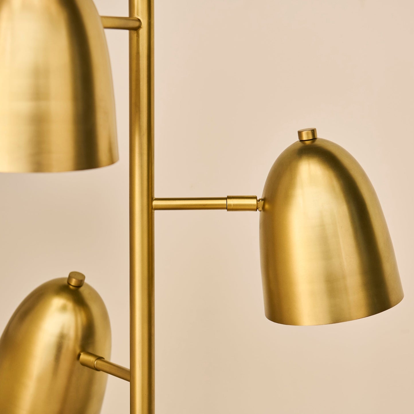 Horton 158cm Metal Floor Lamp - Gold - Laura James