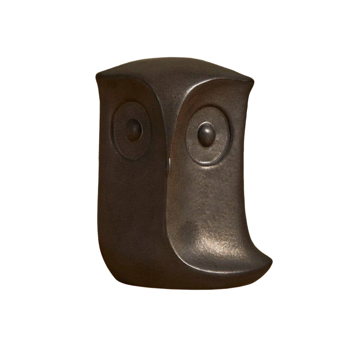 Hudswell 20cm Ceramic Owl Ornament - Black - Laura James