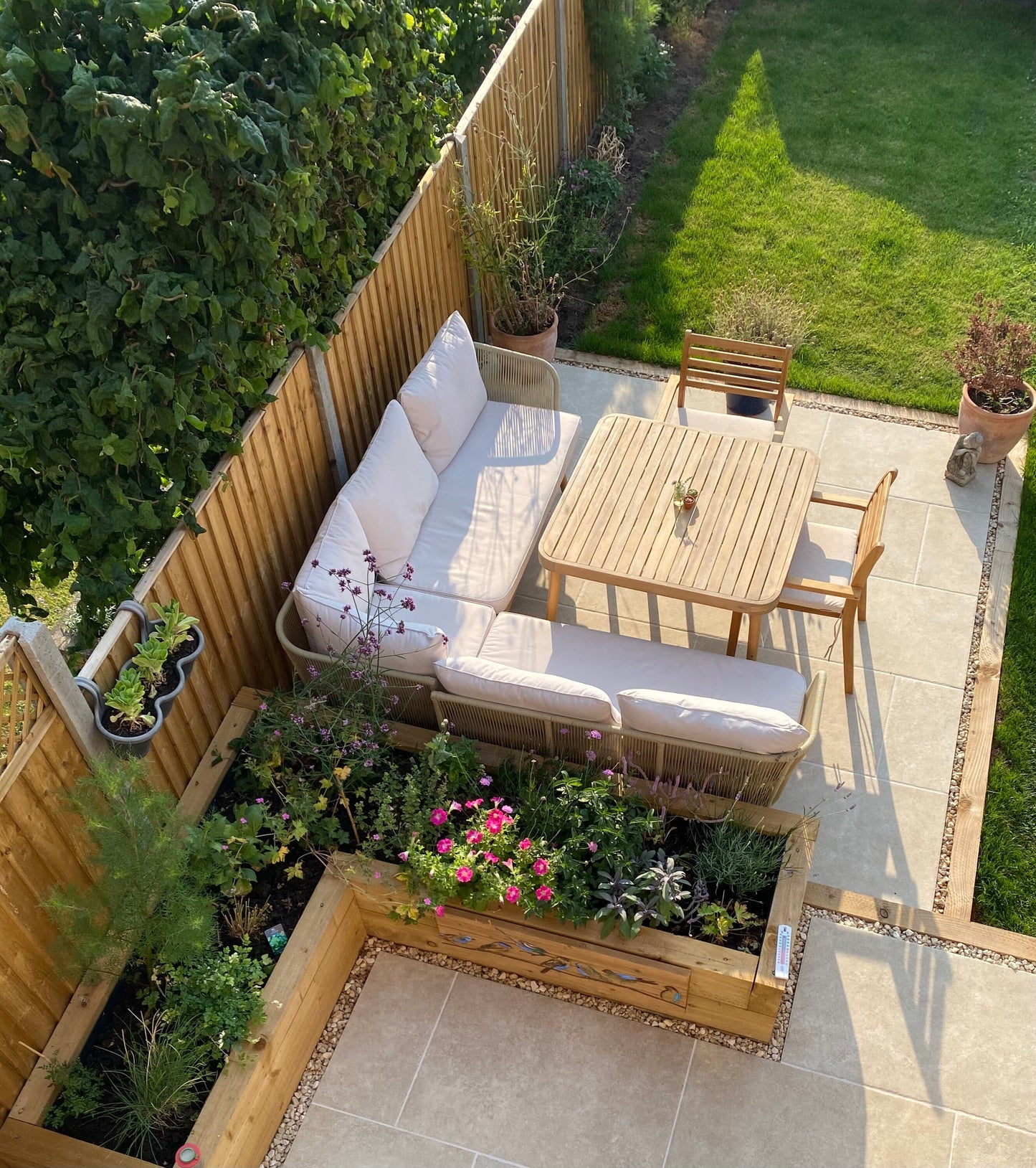 Eaden Rope Corner Dining Set - Natural - Laura James