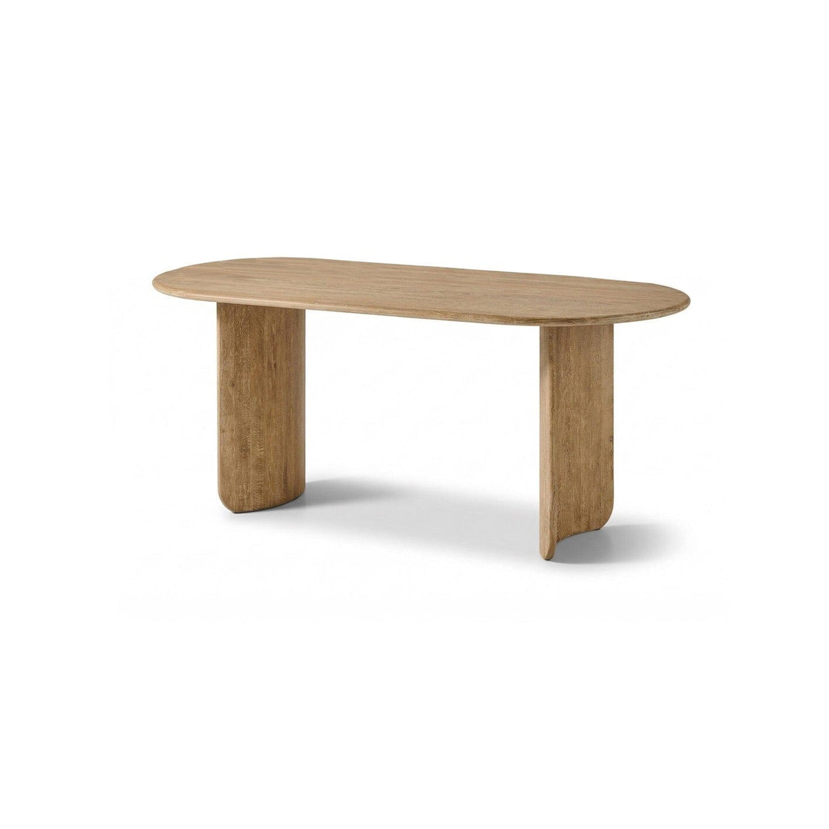 Imogen Chalked Mango Wood Rectangular Dining Table - 190cm - Laura James