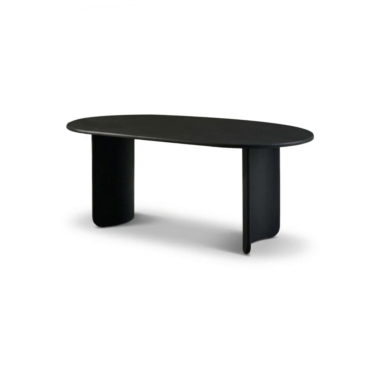 Imogen Jet Black Mango Wood Rectangular Dining Table - 190cm - Laura James