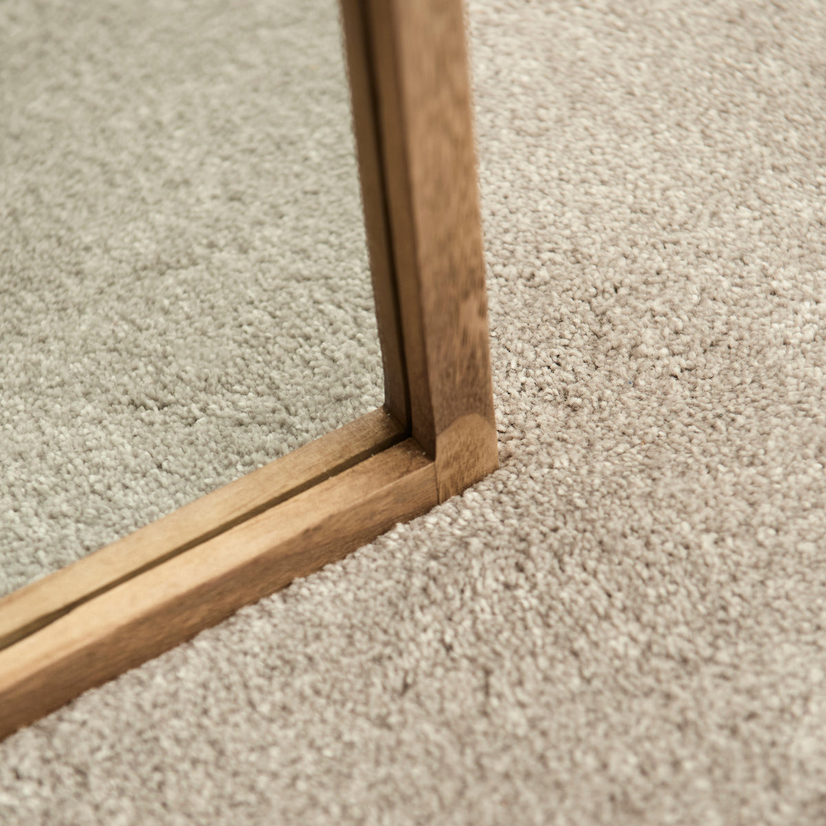Ingham 140x140 Wooden Arch Mirror - Natural- Laura James