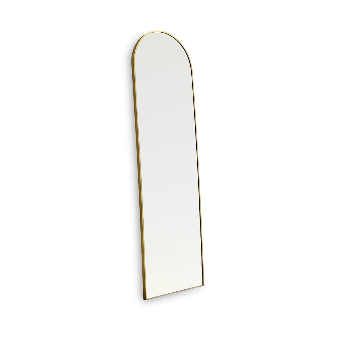 Ingham 170x50cm Full Length Arch Mirror - Gold - Laura James