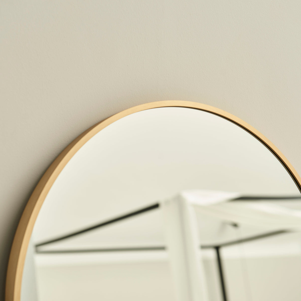 Ingham 170x50cm Full Length Arch Mirror - Gold - Laura James