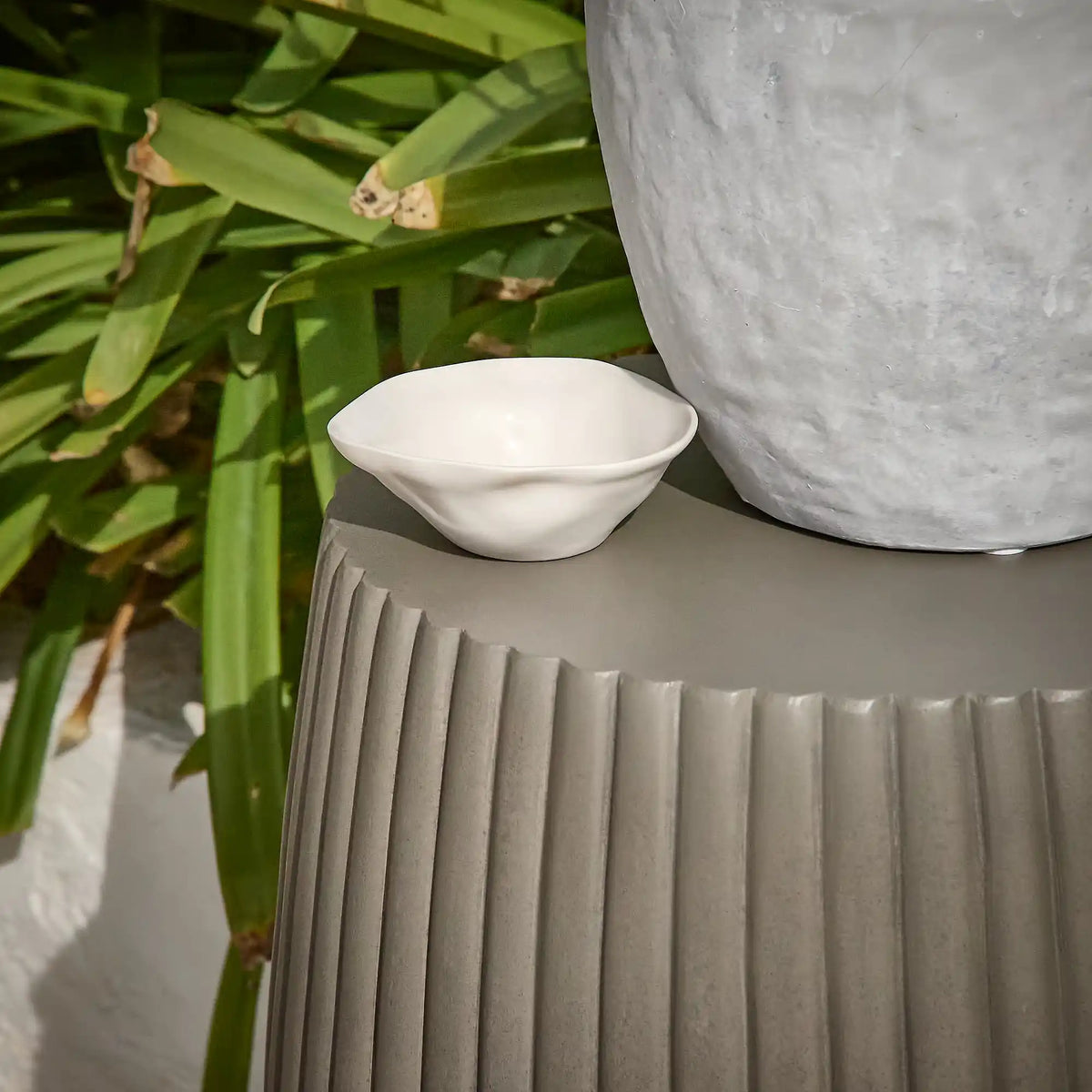 Jabari 35cm Side Table - Dark Grey