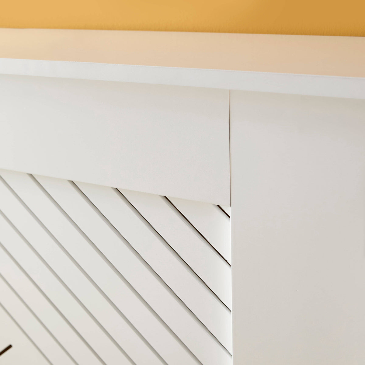 Jack Large Radiator Cover - White - Laura James
