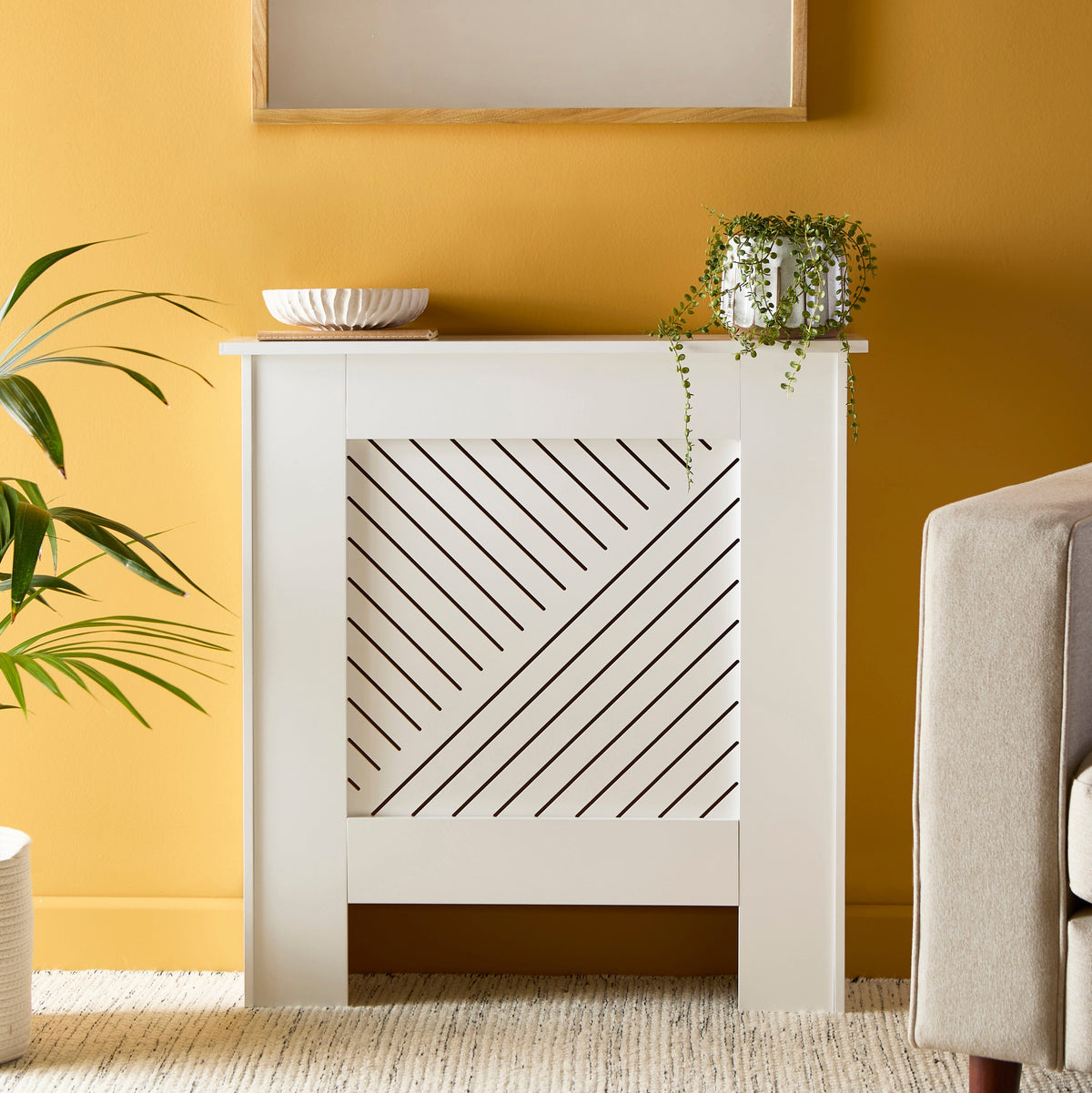 Jack Small Radiator Cover - White - Laura James