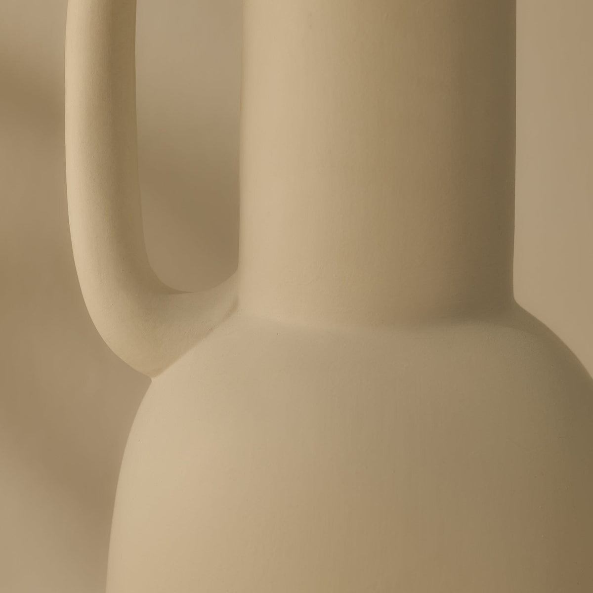 Kalera 30cm Terracotta Jug - White