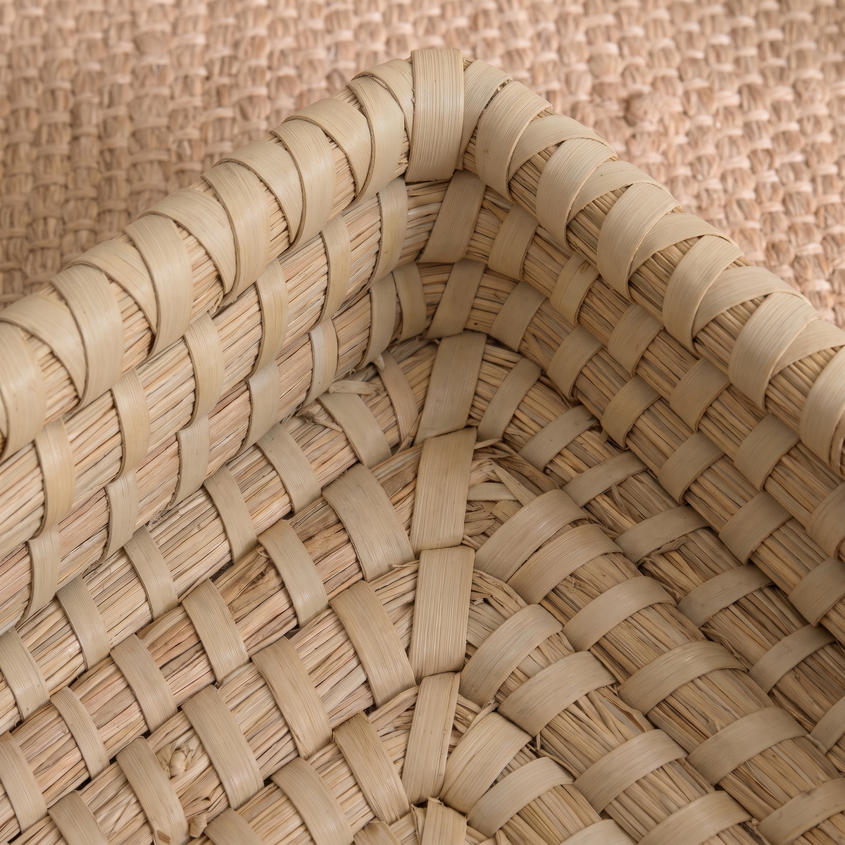 Kalna 30x30cm Square Sea Grass Basket - Natural