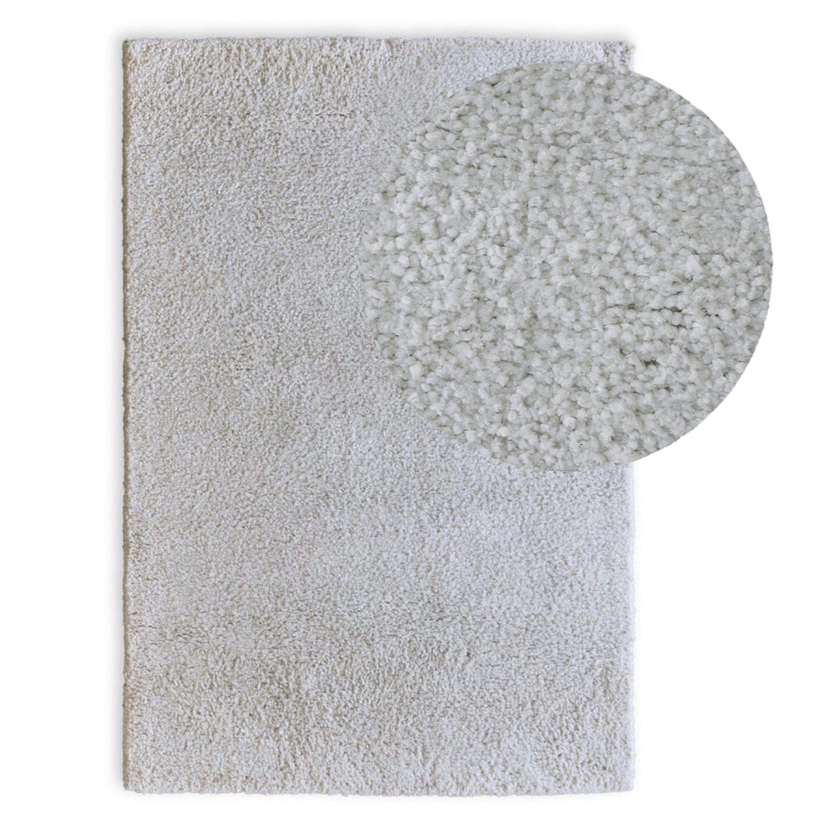 Kingsley Polyester Rug - Off White - 120 x 170cm - Laura James