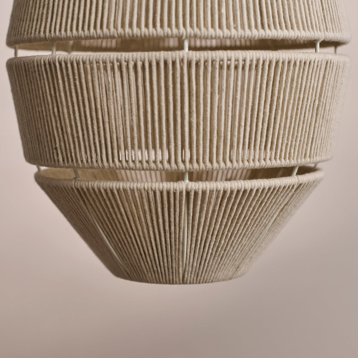 Kinston 40cm Pendant Shade - Off White - Laura James