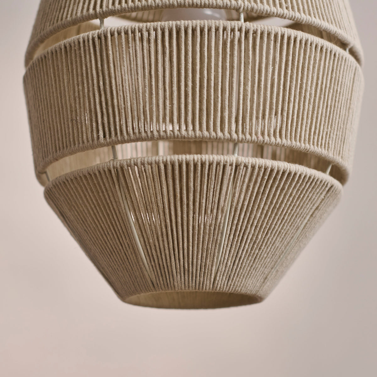 Kinston 40cm Pendant Shade - Off White - Laura James