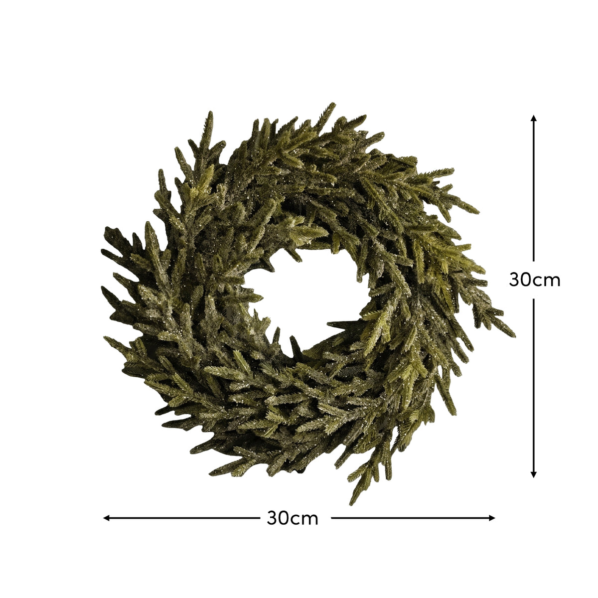 Kiruna 30cm Fir Christmas Wreath