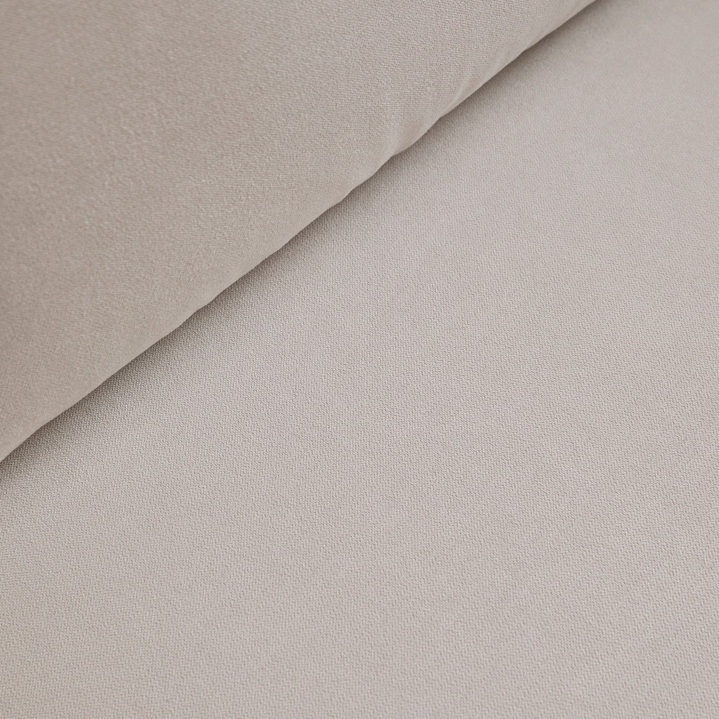 Gillian 3 Seater Large Corner Sofa - Ivory with Whitewash Legs - Laura James