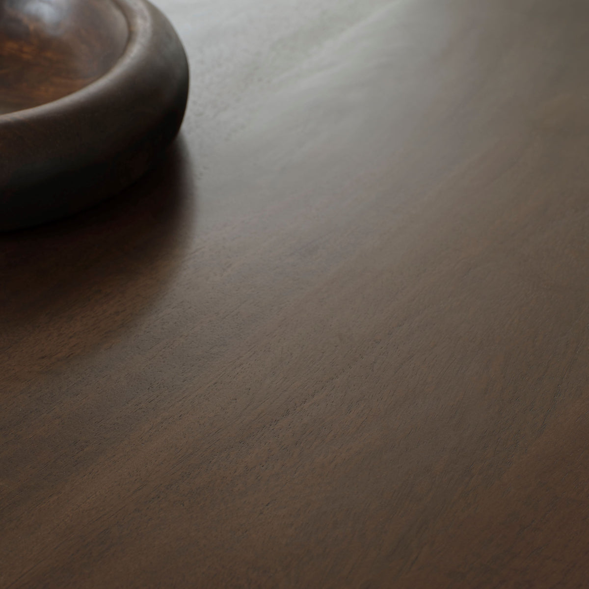 Alder 107cm Coffee Brown Mango Wood Freeform Coffee Table - Laura James