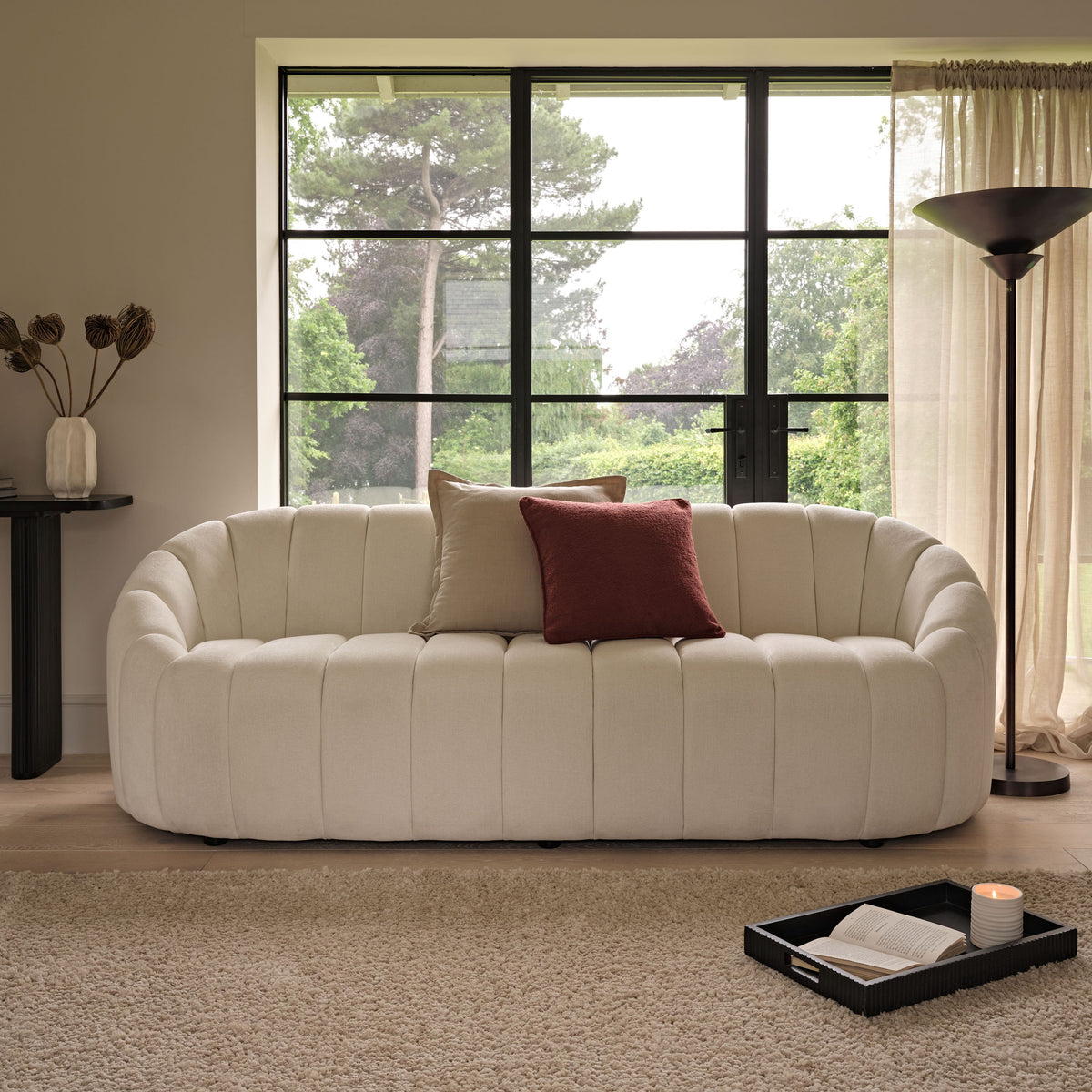 Dune 3 Seater Sofa - Oyster White - Laura James