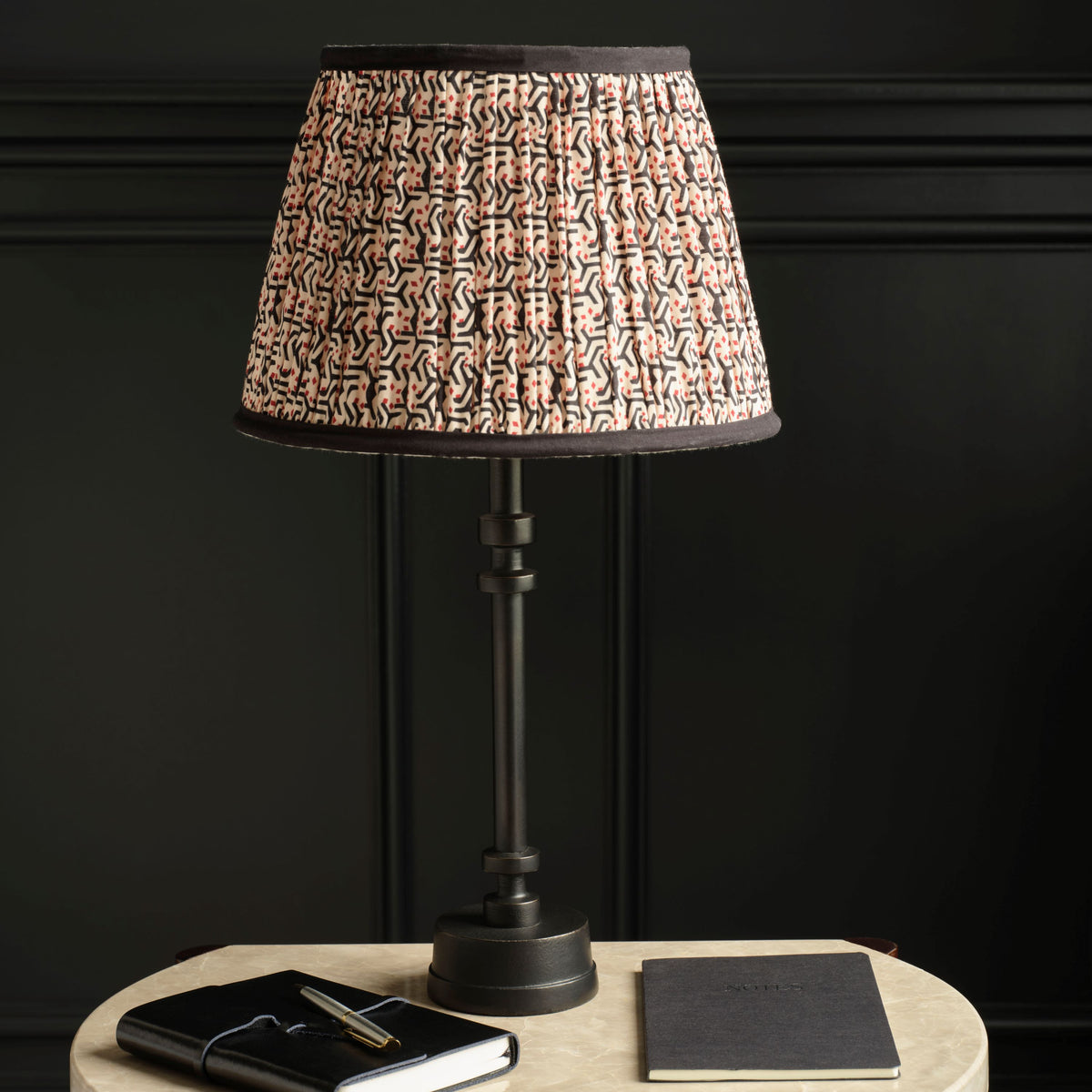 Harcombe 31cm Metal Table Lamp Base - Black Bronze