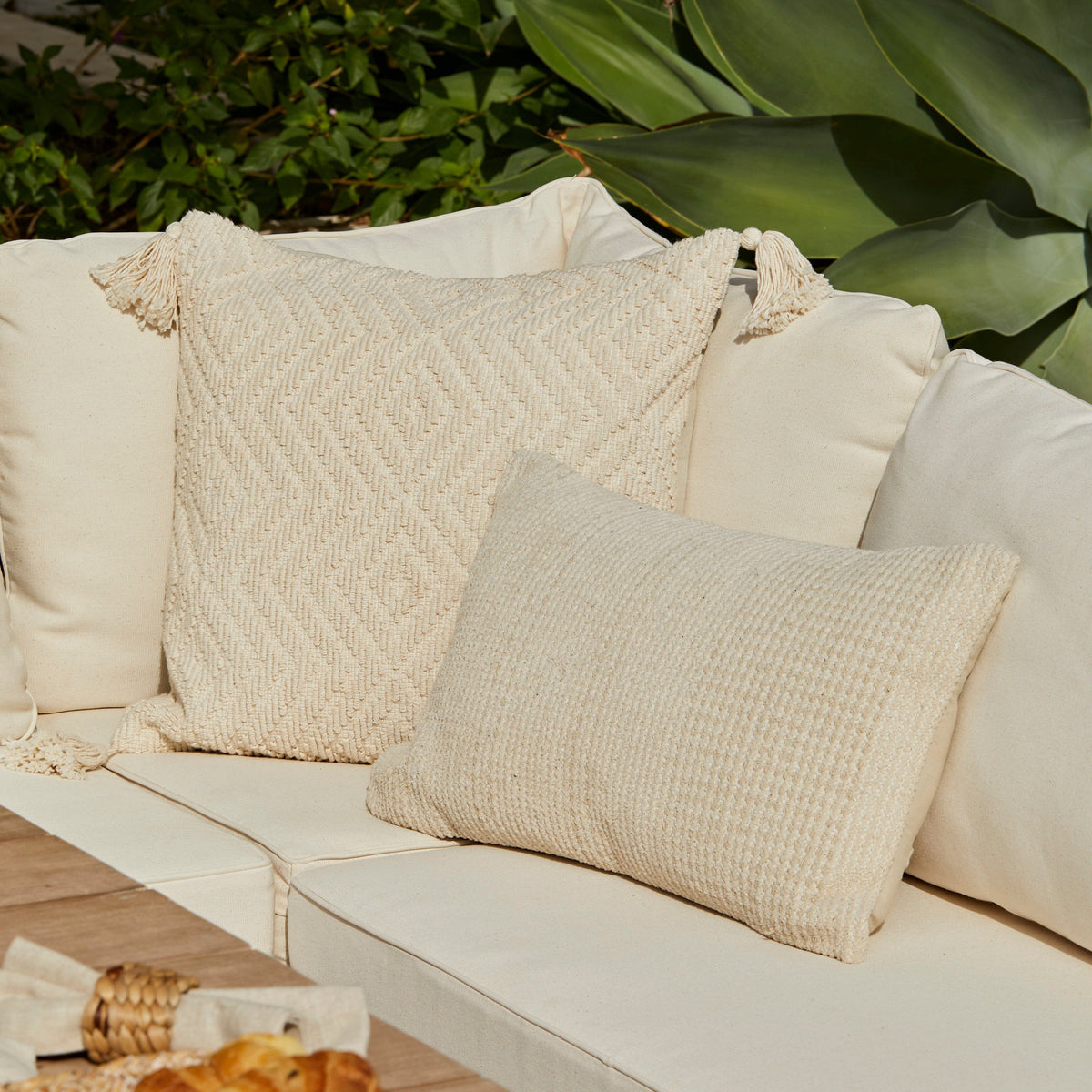 Shiro Wooden Garden Corner Dining Sofa Set - Laura James
