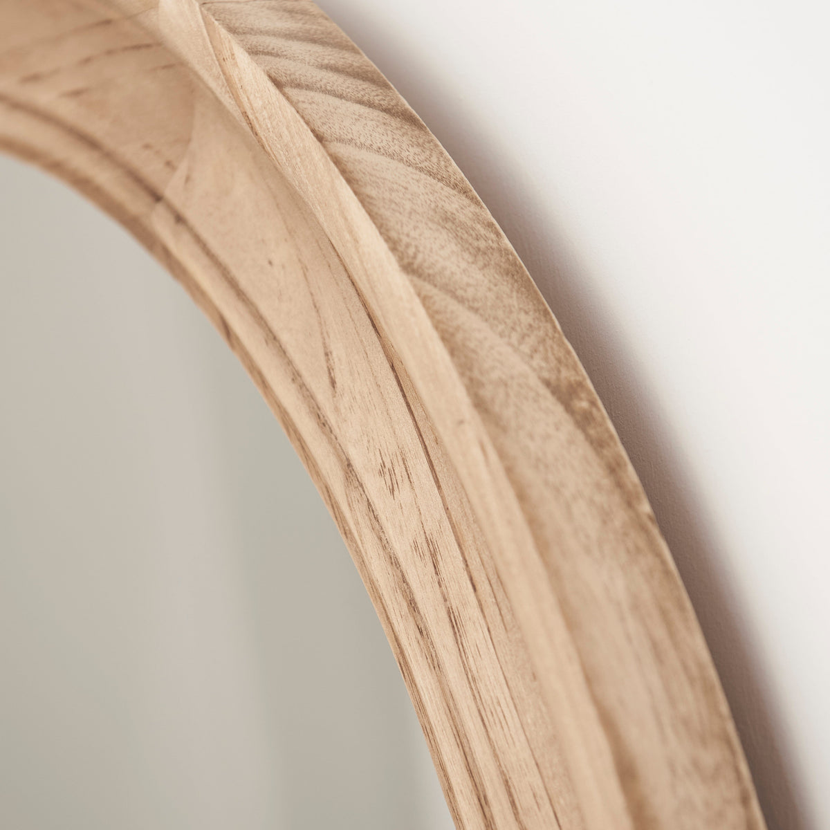 Langton 75cm Wooden Mirror - Natural - Laura James