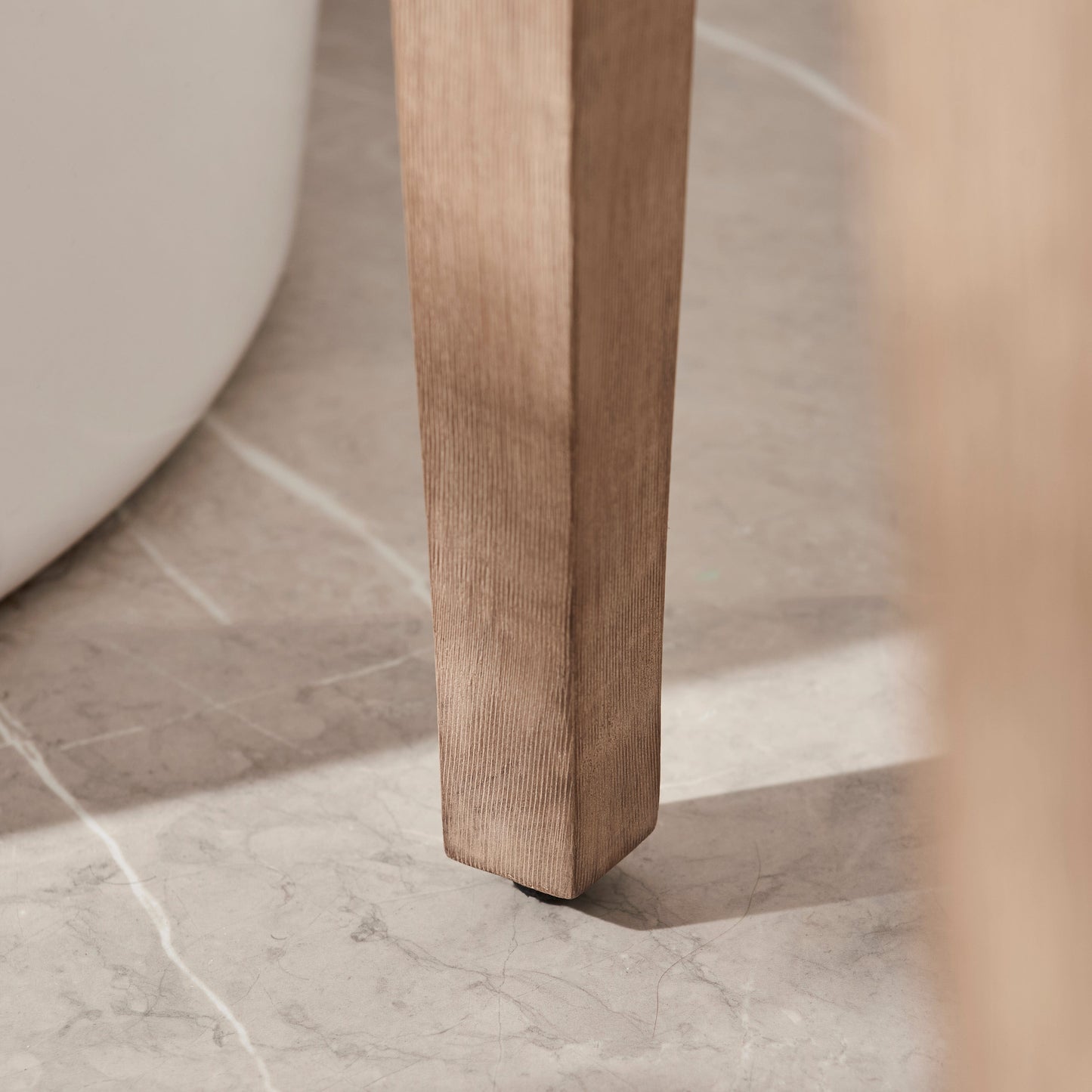 Shiro Wooden Stool - 40cm - Laura James