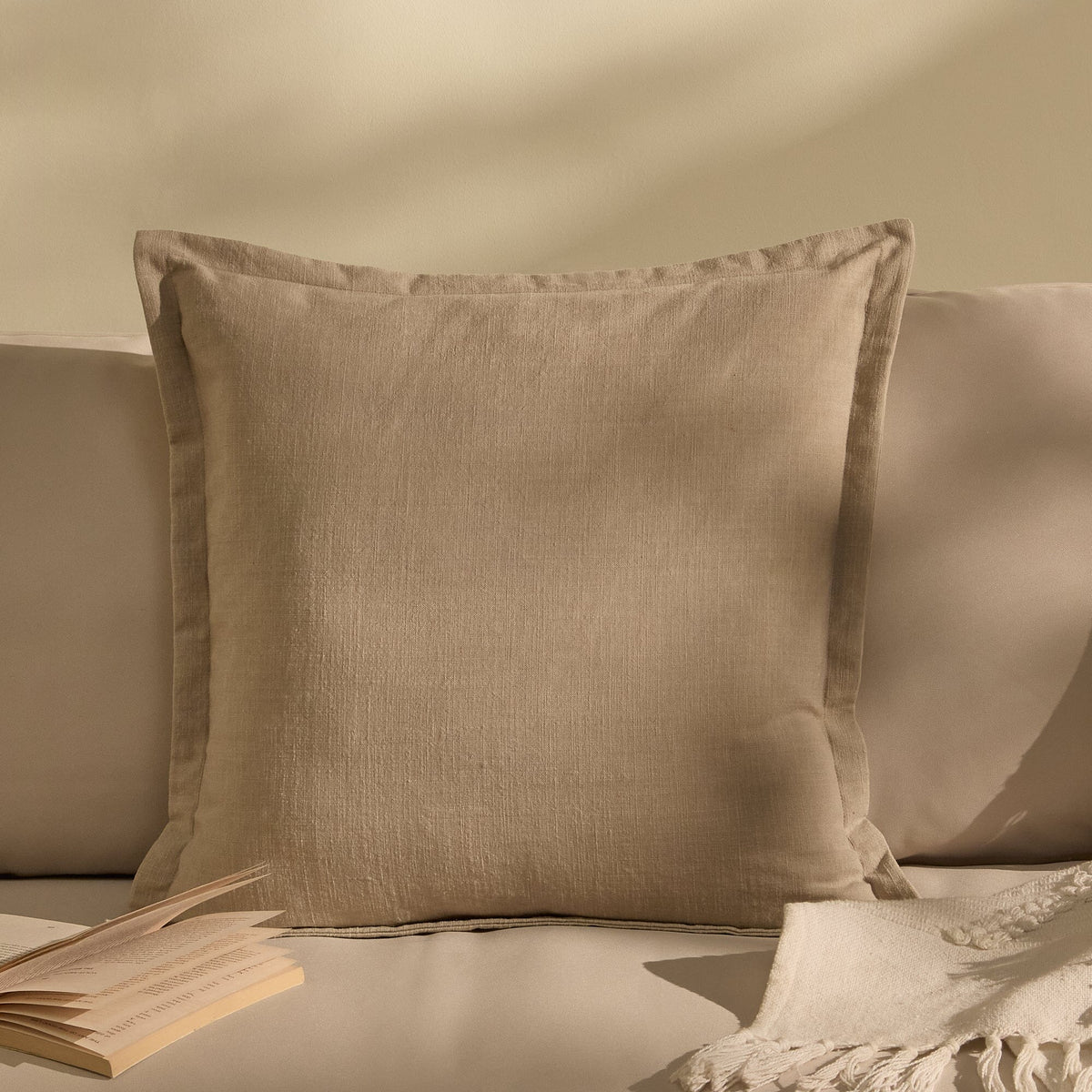 Ludlow 50x50cm Outdoor Cushion Cover - Sand - Laura James