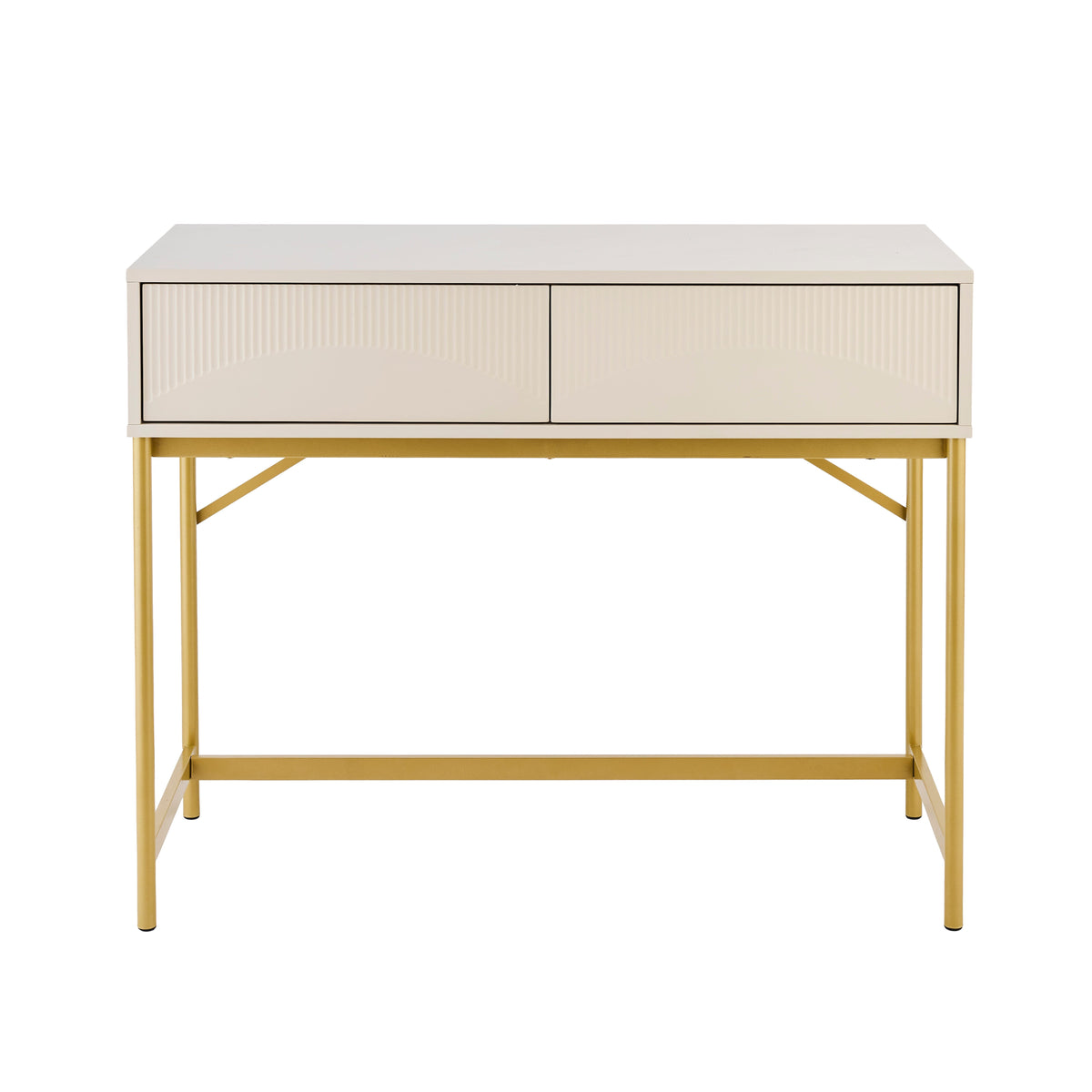 Luella 100cm Dressing Table - Driftwood - Laura James