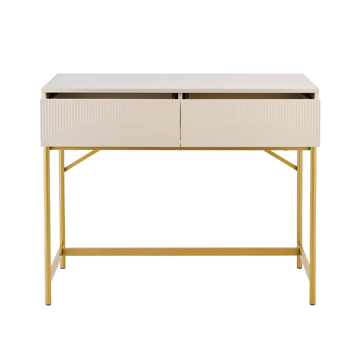 Luella 100cm Dressing Table - Driftwood - Laura James