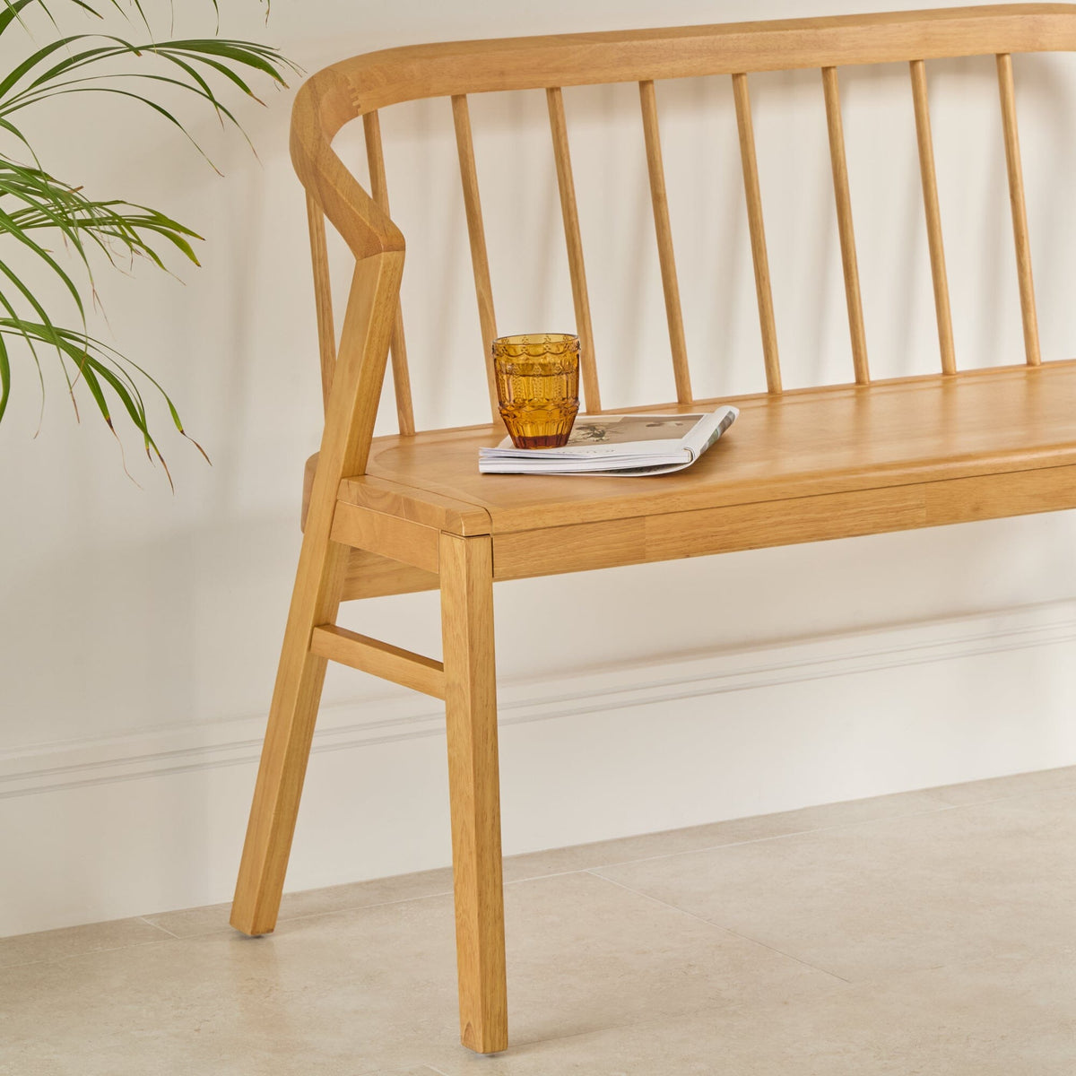 Mabel 120cm Bench - Classic Oak - Laura James