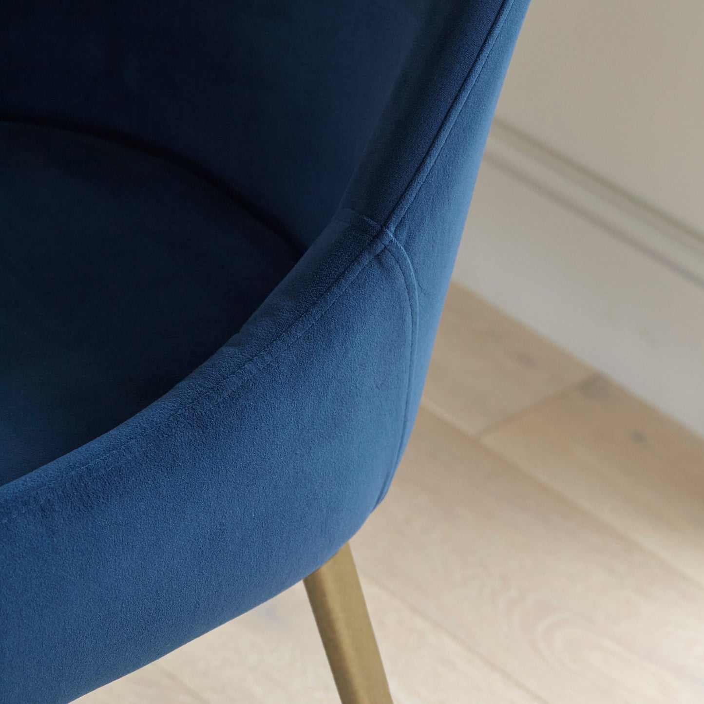 Maeve Ink Dining Chairs - Set of 2 - Gold Legs
