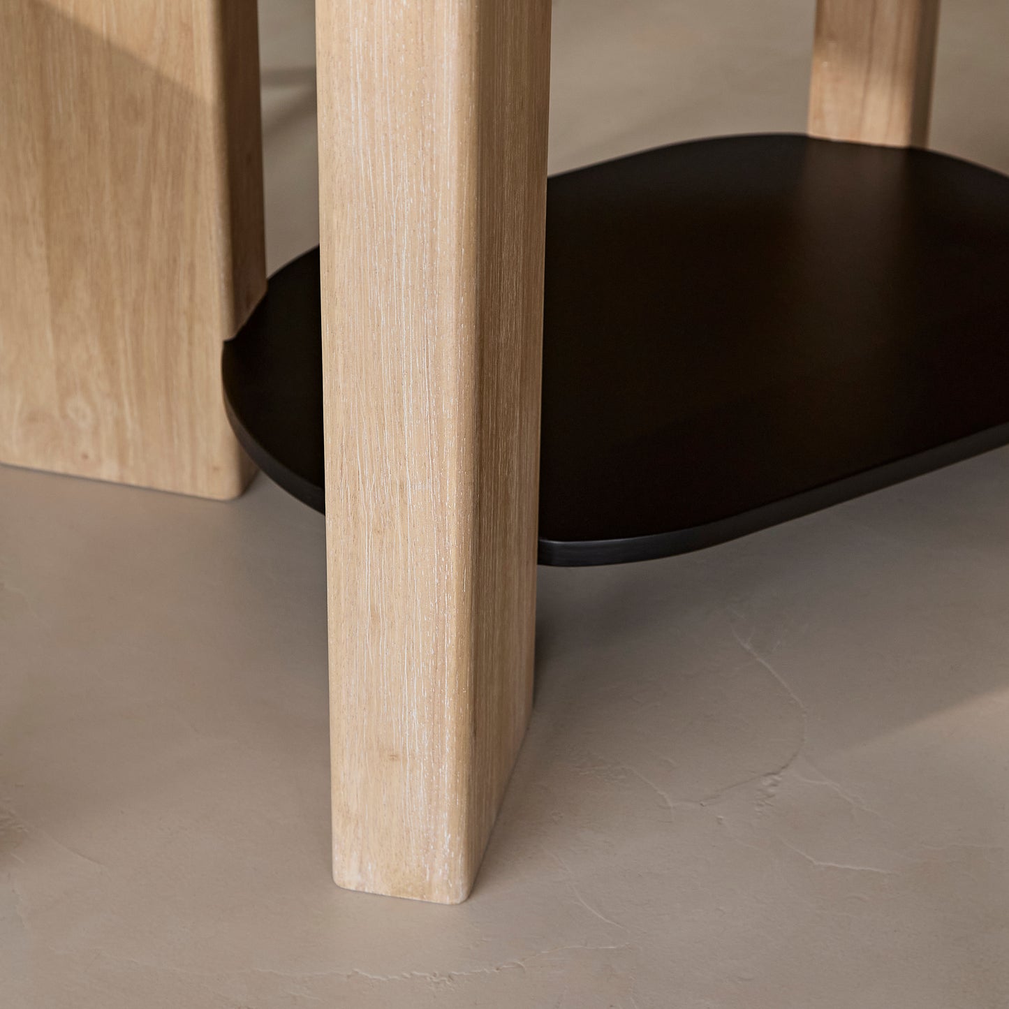 Marlon Whitewash Oak with Black Insert Oval Dining Table Set - 4 Seater - Ella Whitewash Oak Dining Chairs - Laura James