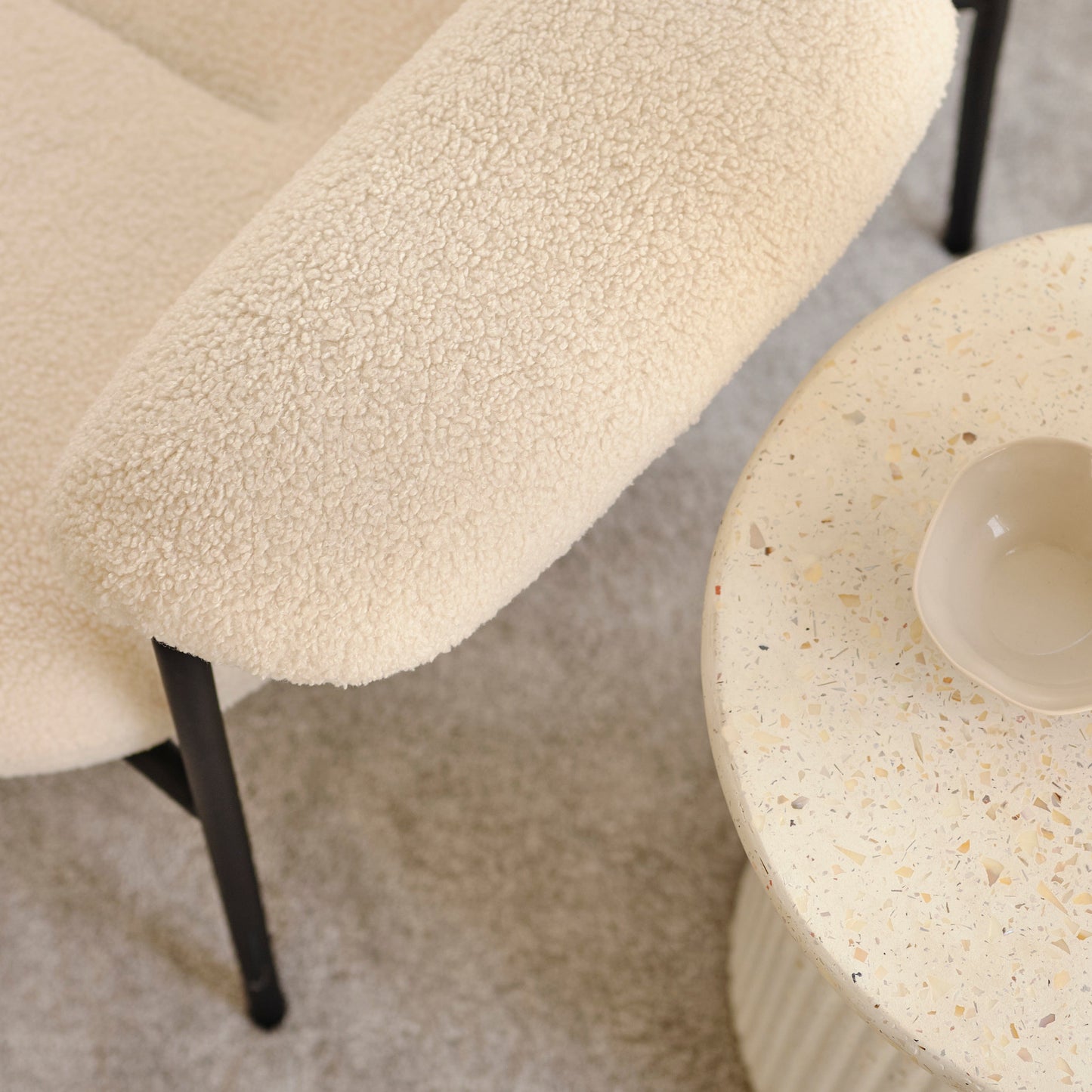 Mateo Boucle Armchair - Laura James
