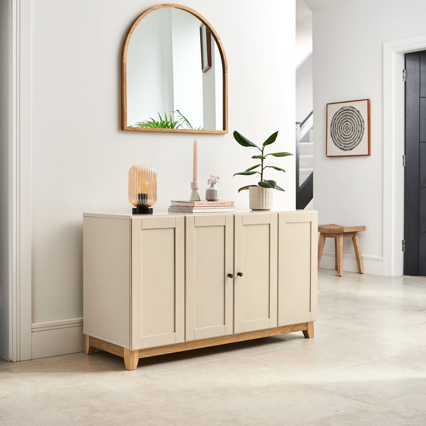 Morgan 2 Door Sideboard - Taupe - Laura James