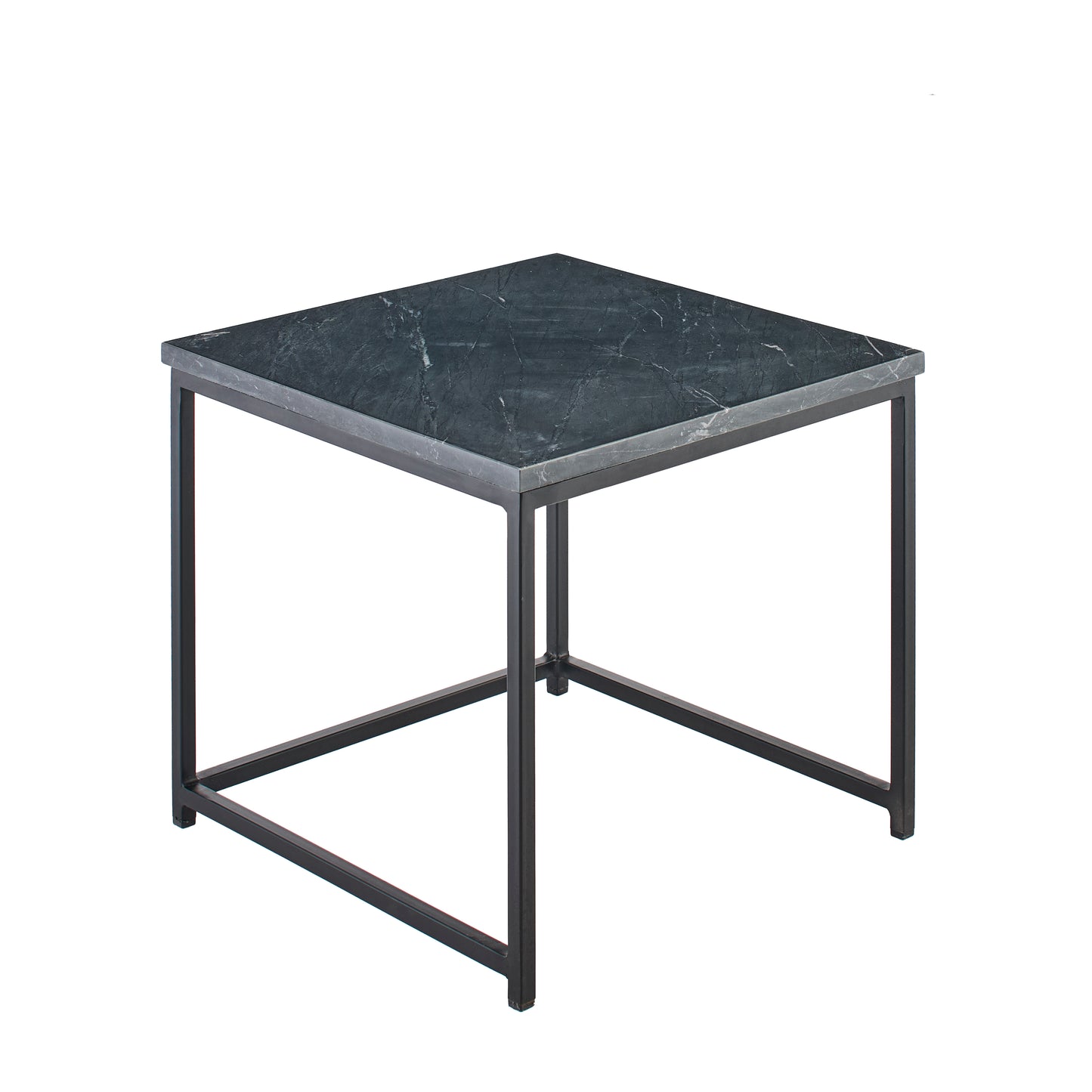 Nesting Black Marble Square Coffee Table - Laura James