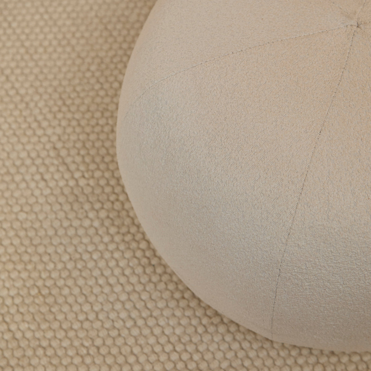 Nathalia 86cm Swivel Armchair - Chalk White Boucle - Laura James