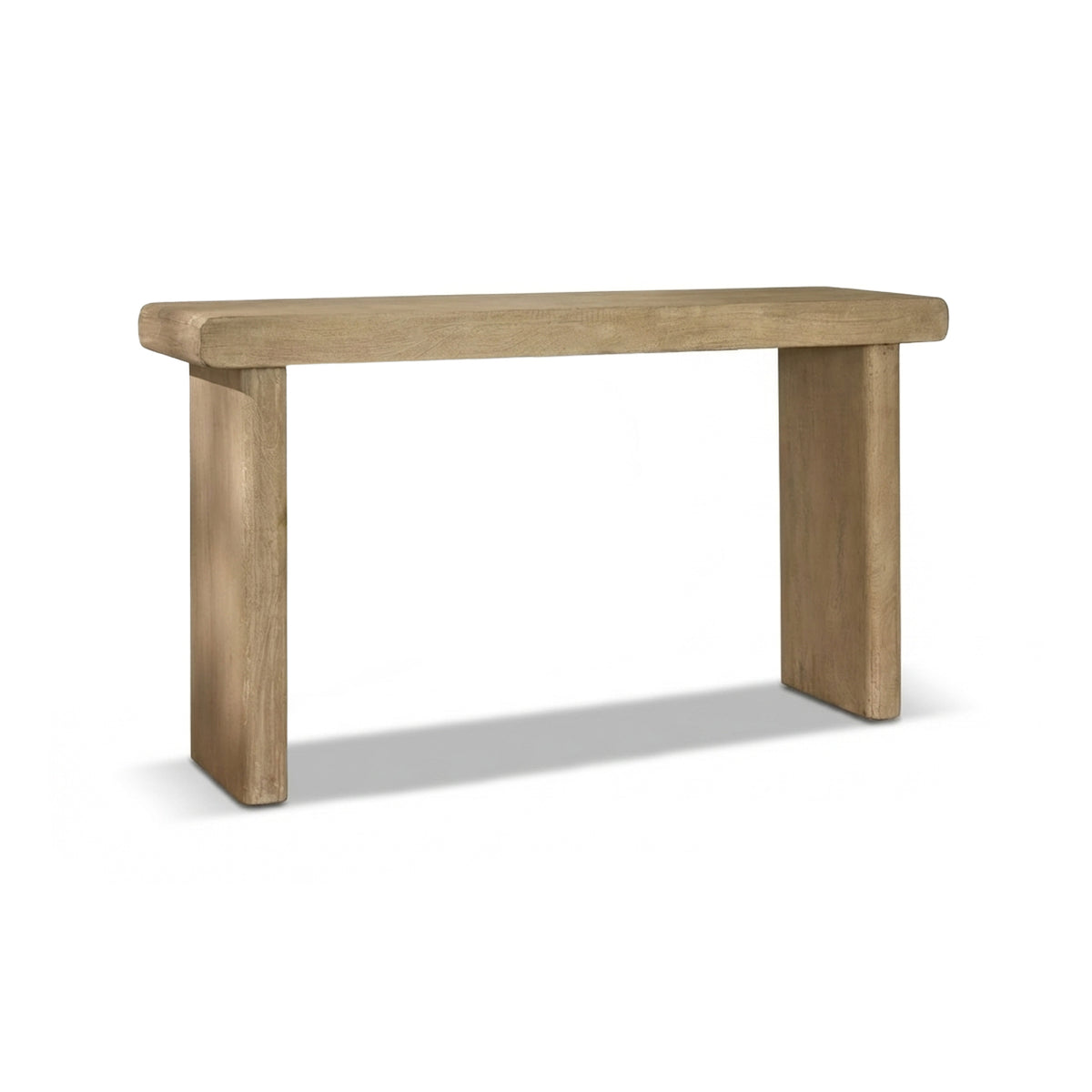 Nevaeh Chalked Mango Wood Console Table - 140cm - Laura James