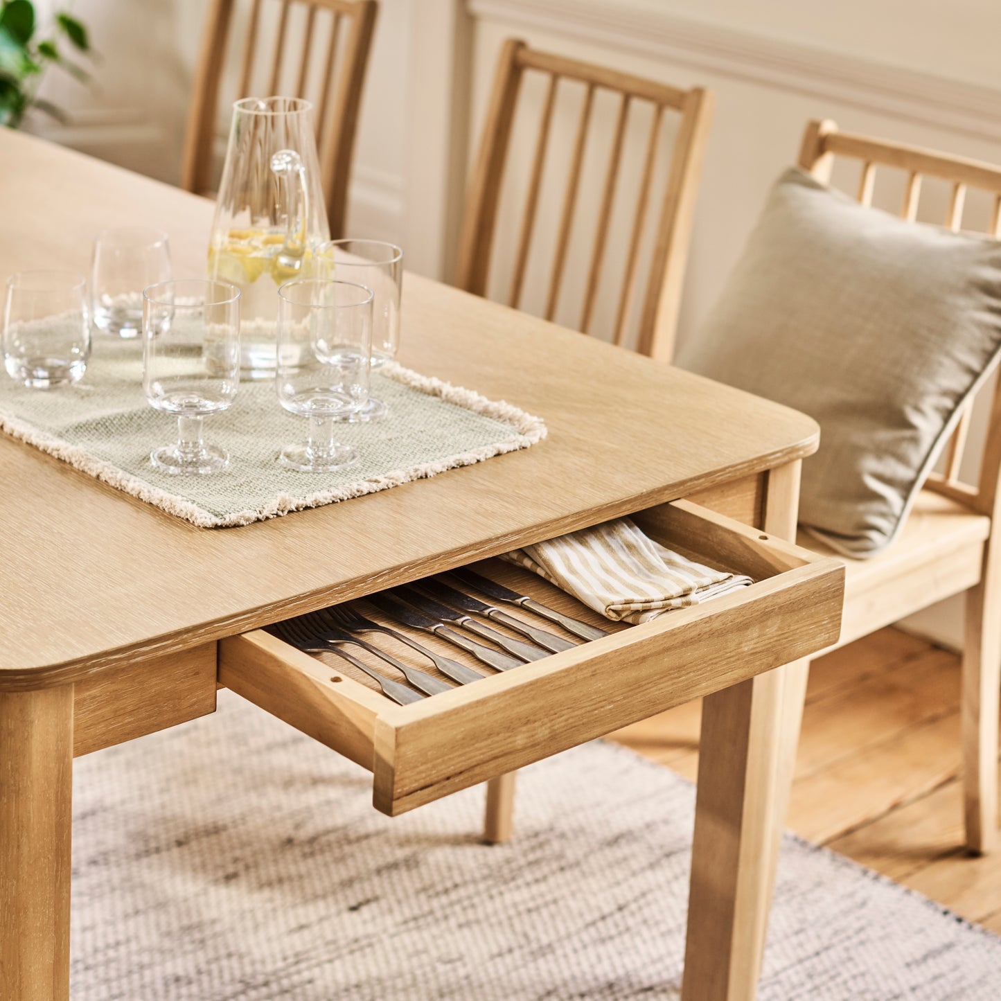 Noah Extending Dining Table - Laura James