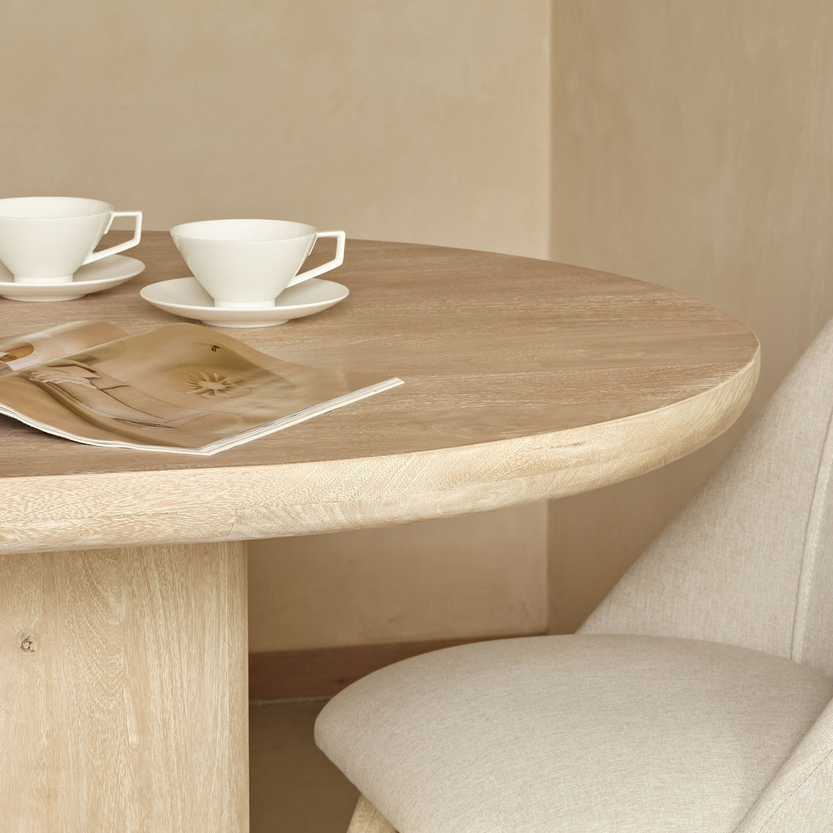 Octavia 220cm Limewash Dining Table - Laura James