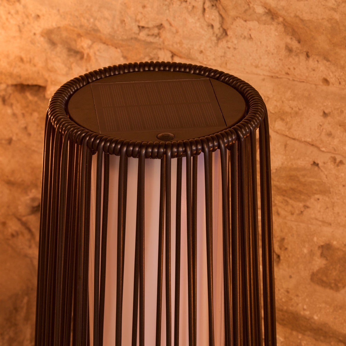 Octon 50cm Solar Outdoor Lantern - Black - Laura James