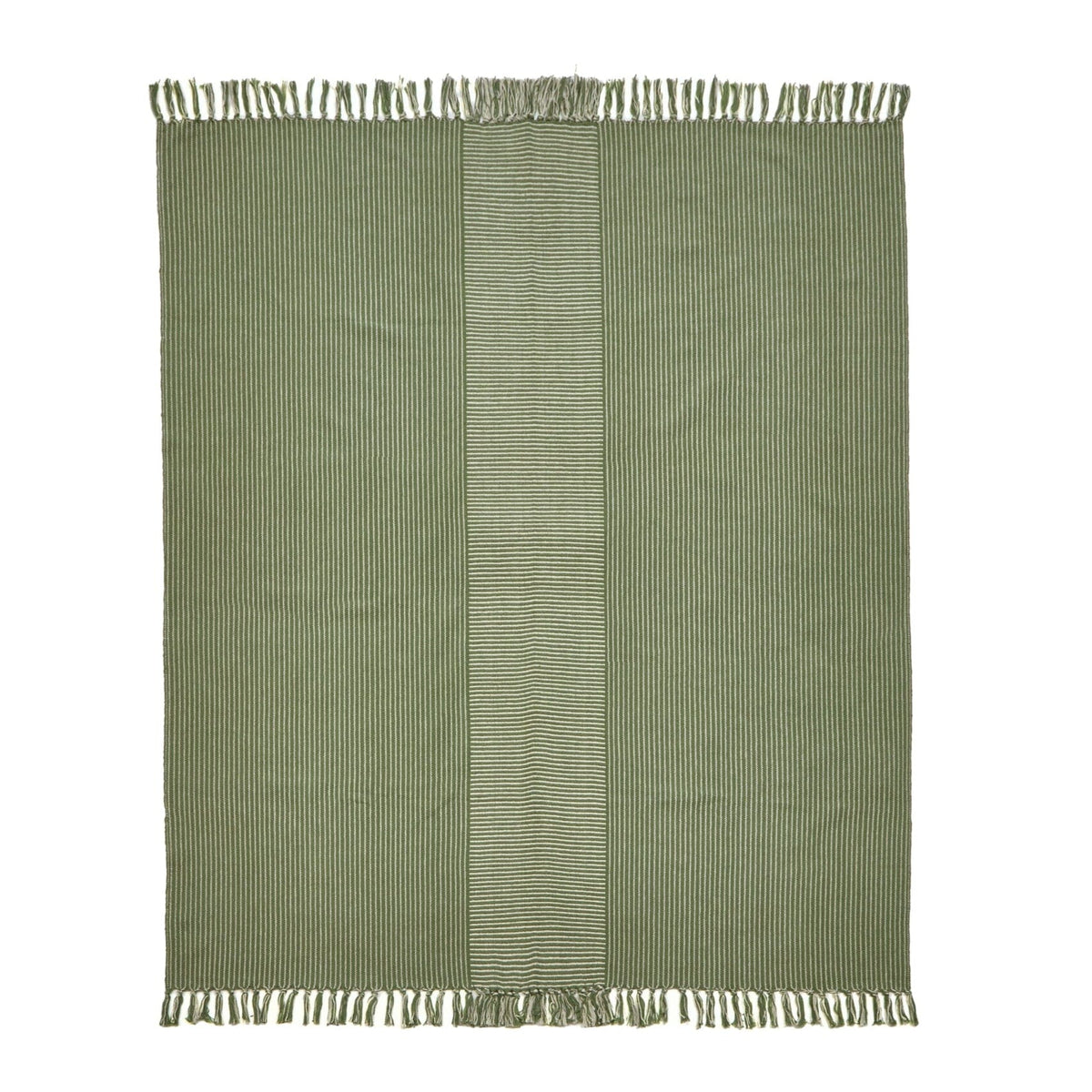 Odisha 125x150cm Green Throw - Laura James