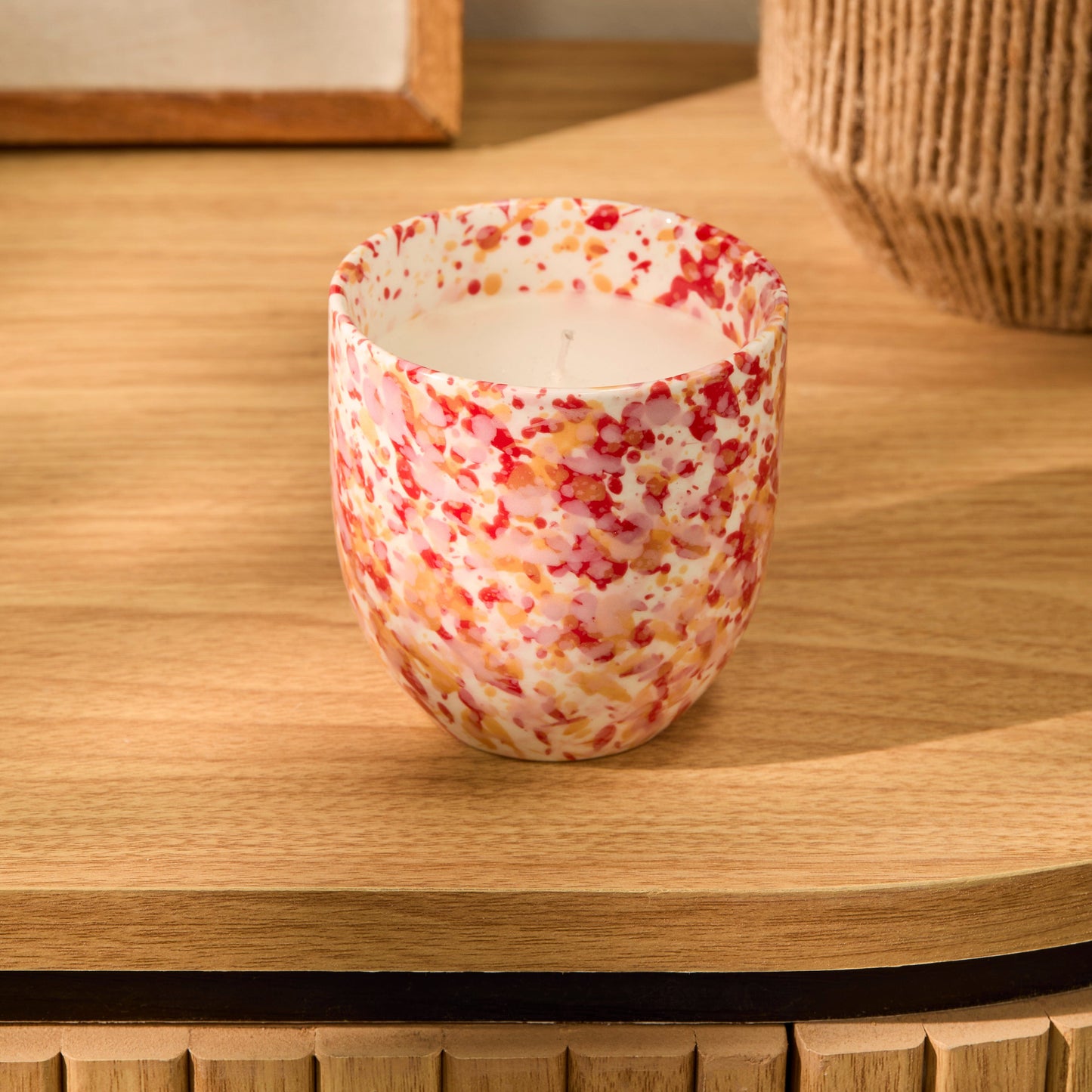 Olney_Single_Wick_8cm_Ceramic_Candle_Oud_Wood_and_Rose_Scent_Paprika-2 - Laura James