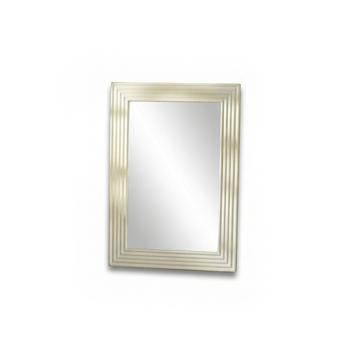 Orkney 100x70cm Wooden Mirror - Oatmeal - Laura James