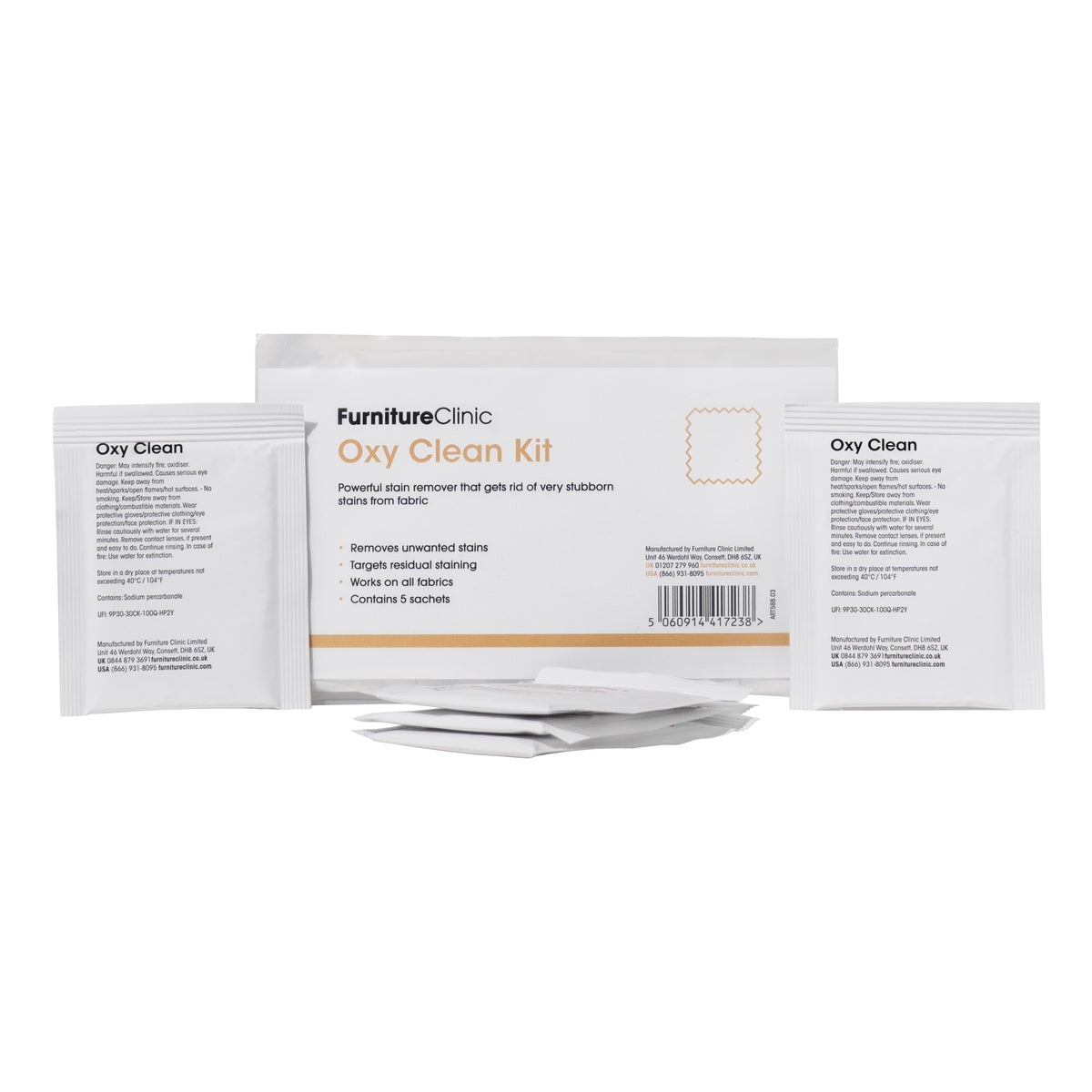Oxy Clean Kit - 5 x 5g Sachets - Laura James